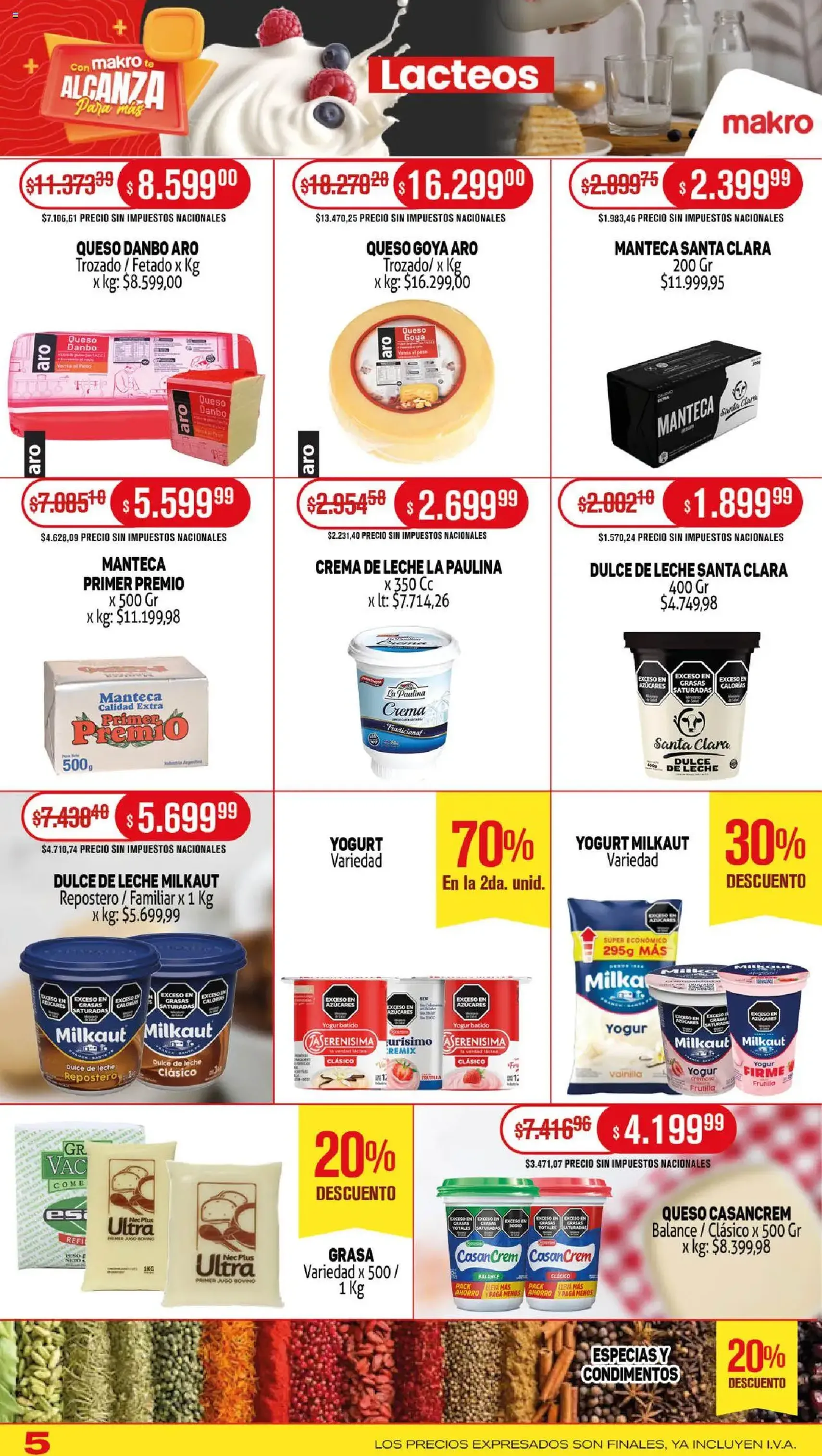 Makro ofertas - folleto válido desde 14/08/2025 página 5 de 20