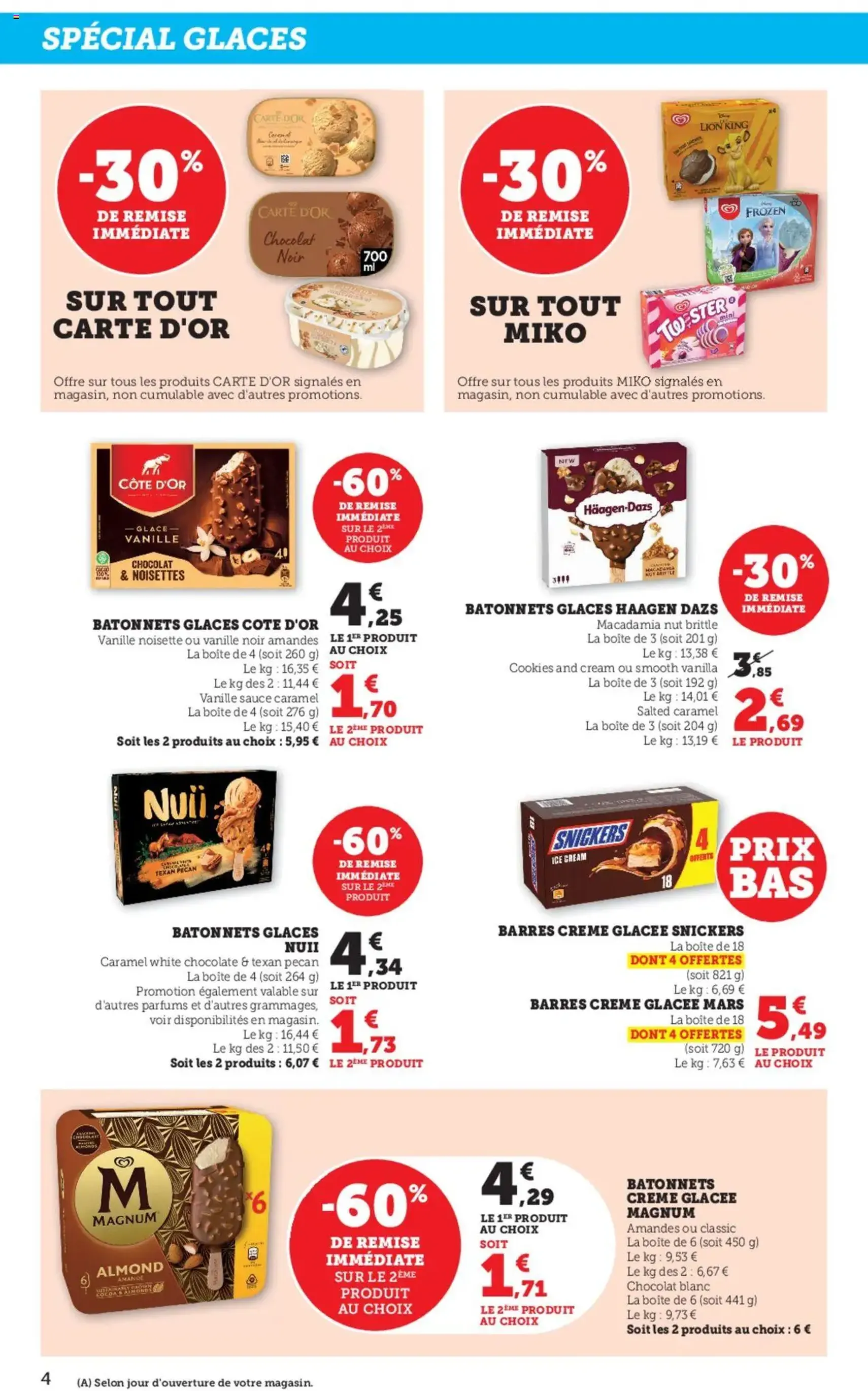 Super U catalogue - brochure valable à partir du 29/07/2025, page 4 sur 24 Super U catalogue - brochure valable à partir du 29/07/2025, page 4 sur 24