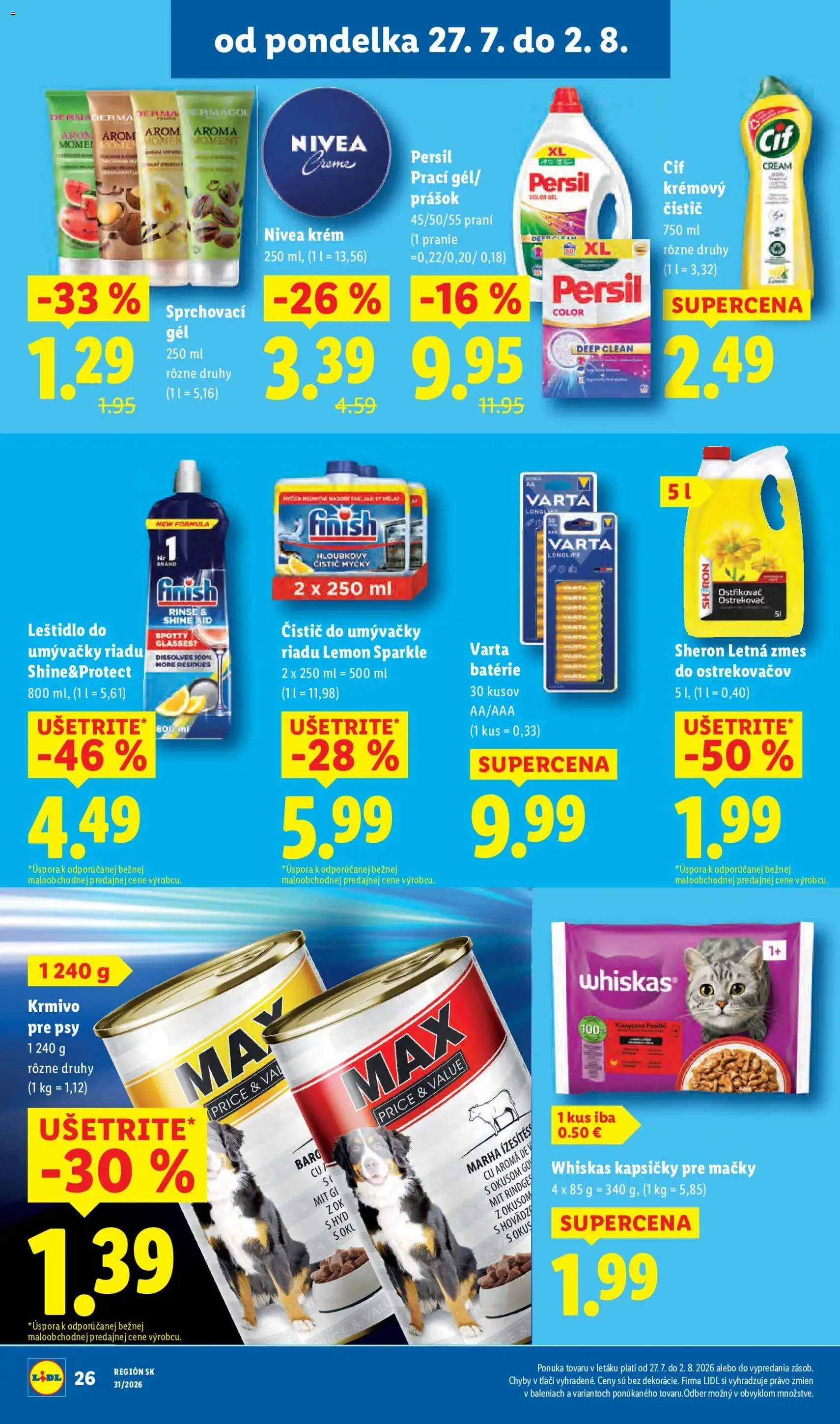 Lidl leták - platný leták od 27.07.2026 strana 36 z 108