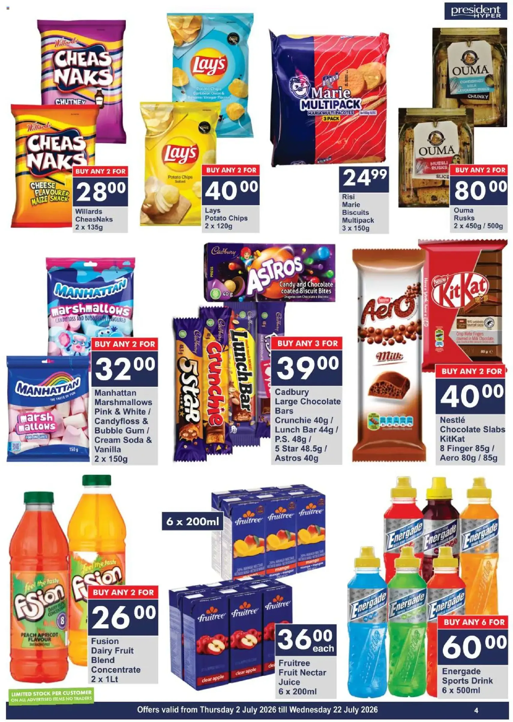 President Hyper Specials - valid flyer from 02/07/2026, page 4 of 9