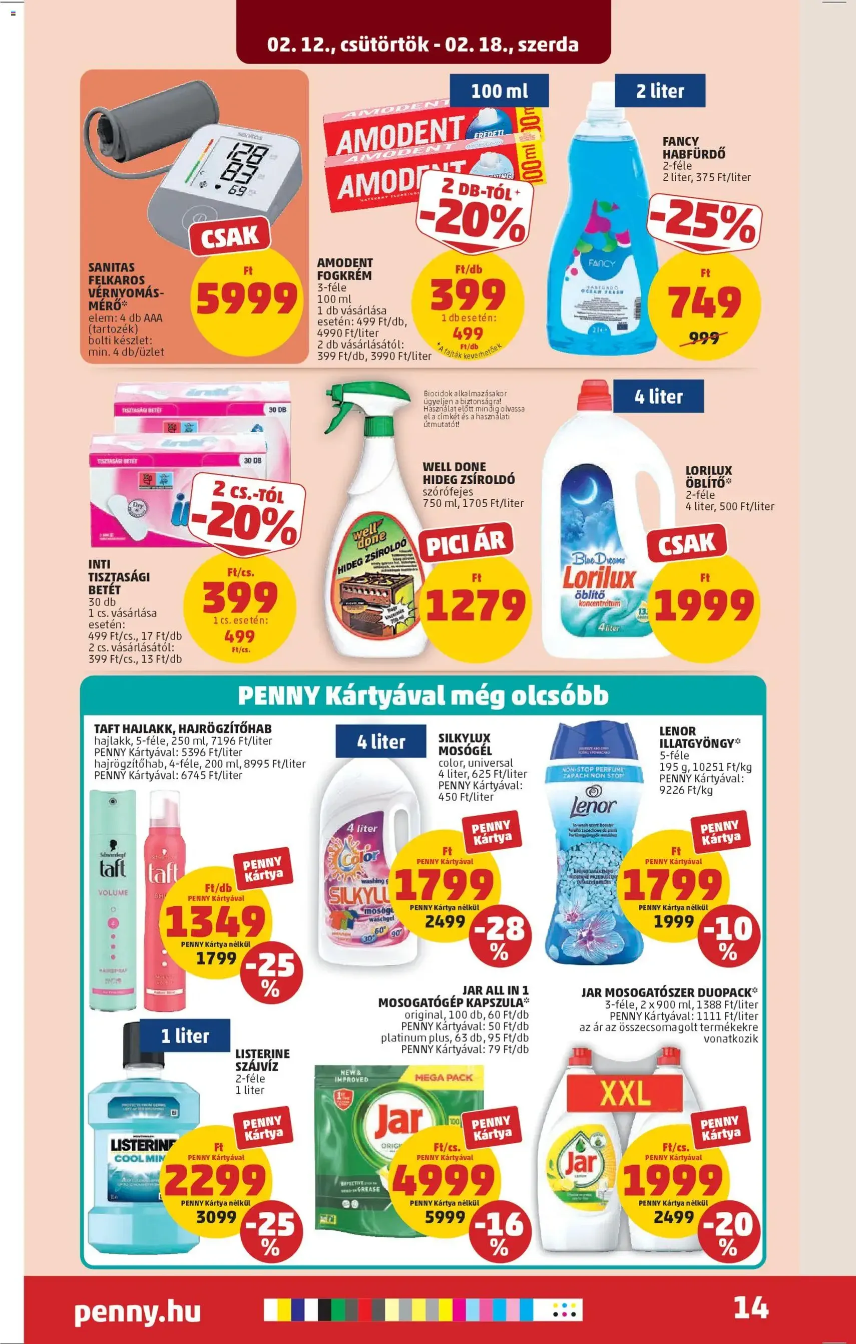 PENNY Akciós újság - 2026.02.12. érvényes szórólap 18 oldal 42 oldalból