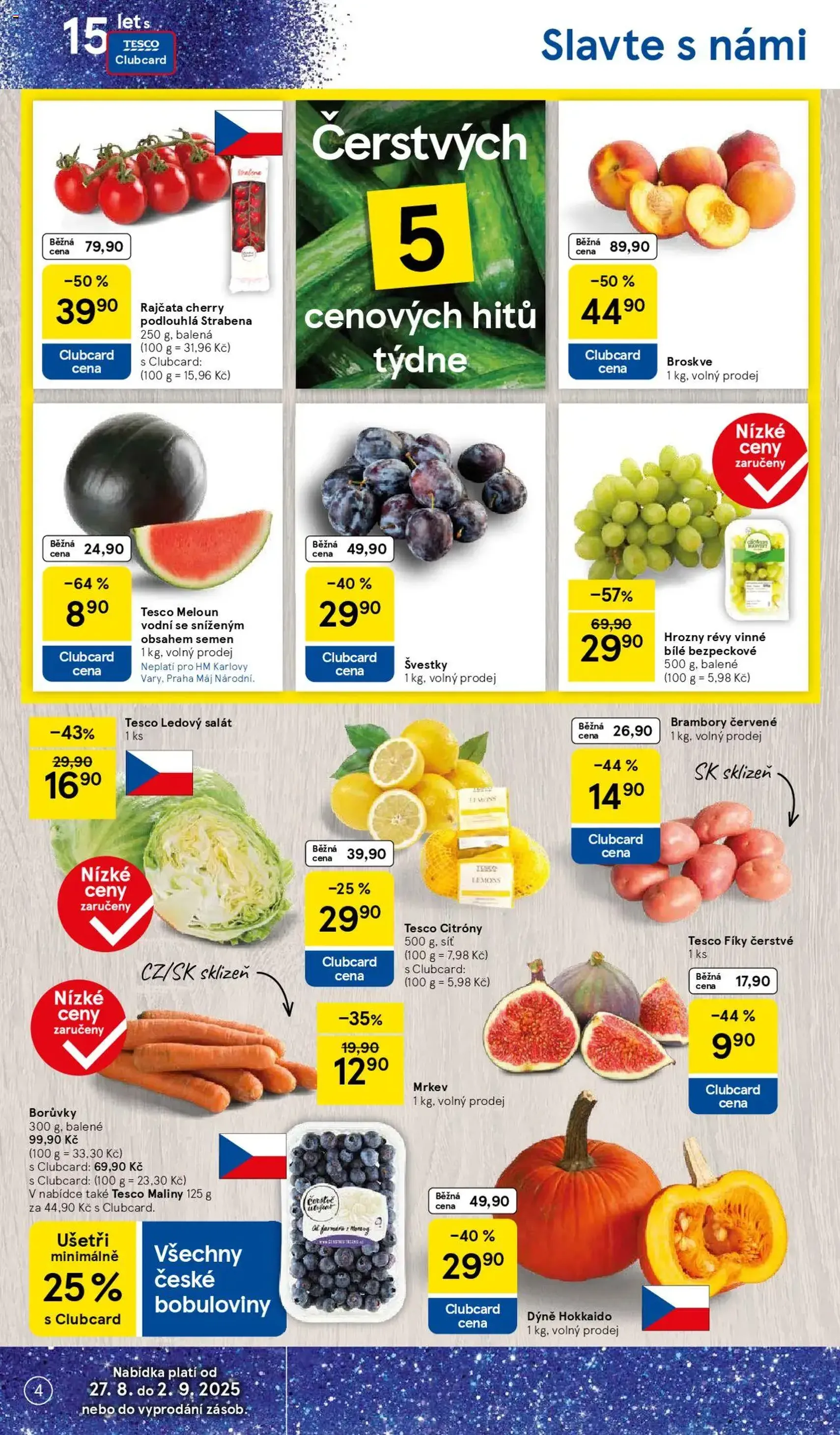 Tesco leták - Hypermarket - platný leták od 27.08.2025 strana 4 z 29