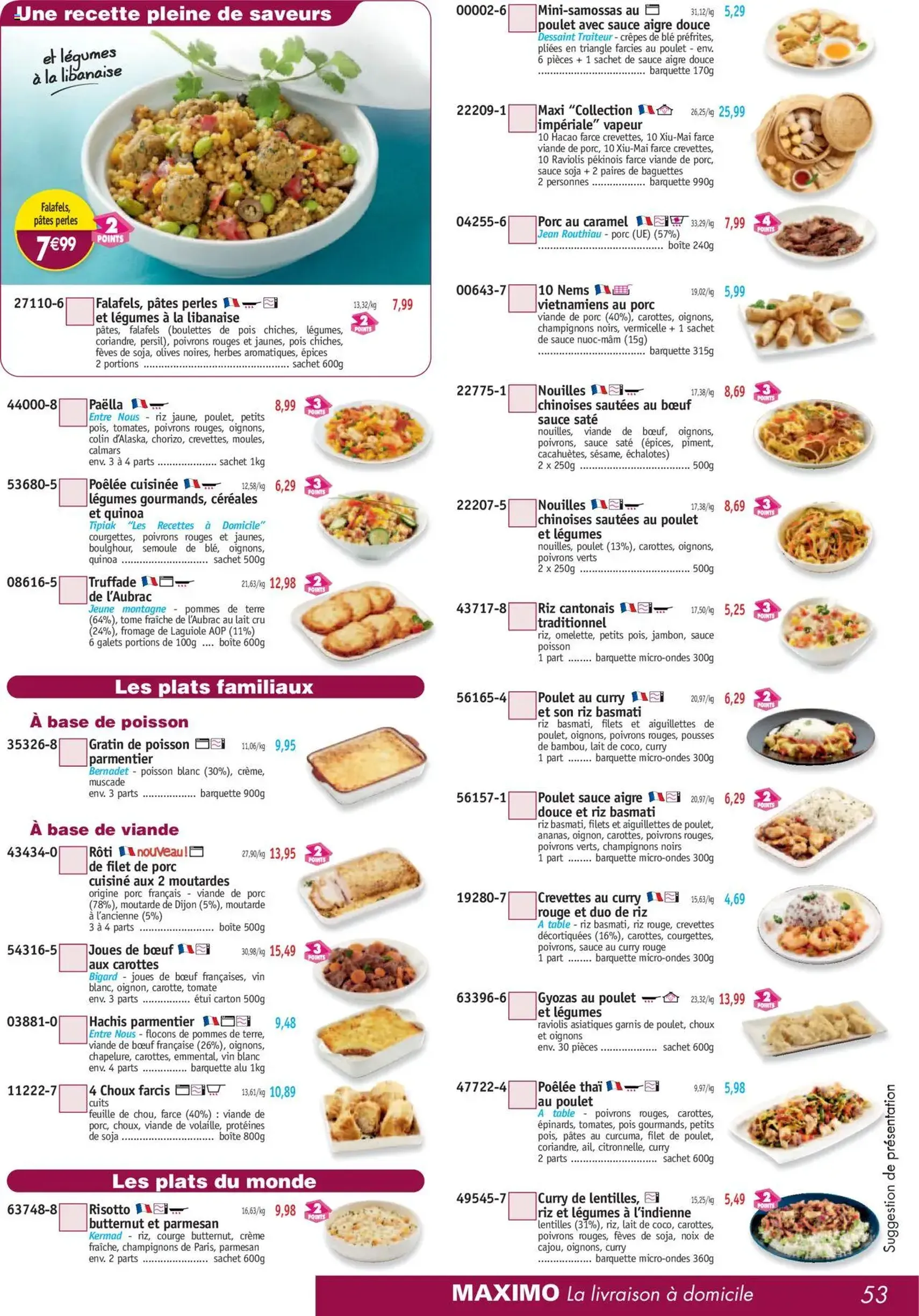 Maximo catalogue - brochure valable à partir du 26/09/2025, page 53 sur 64 Maximo catalogue - brochure valable à partir du 26/09/2025, page 53 sur 64