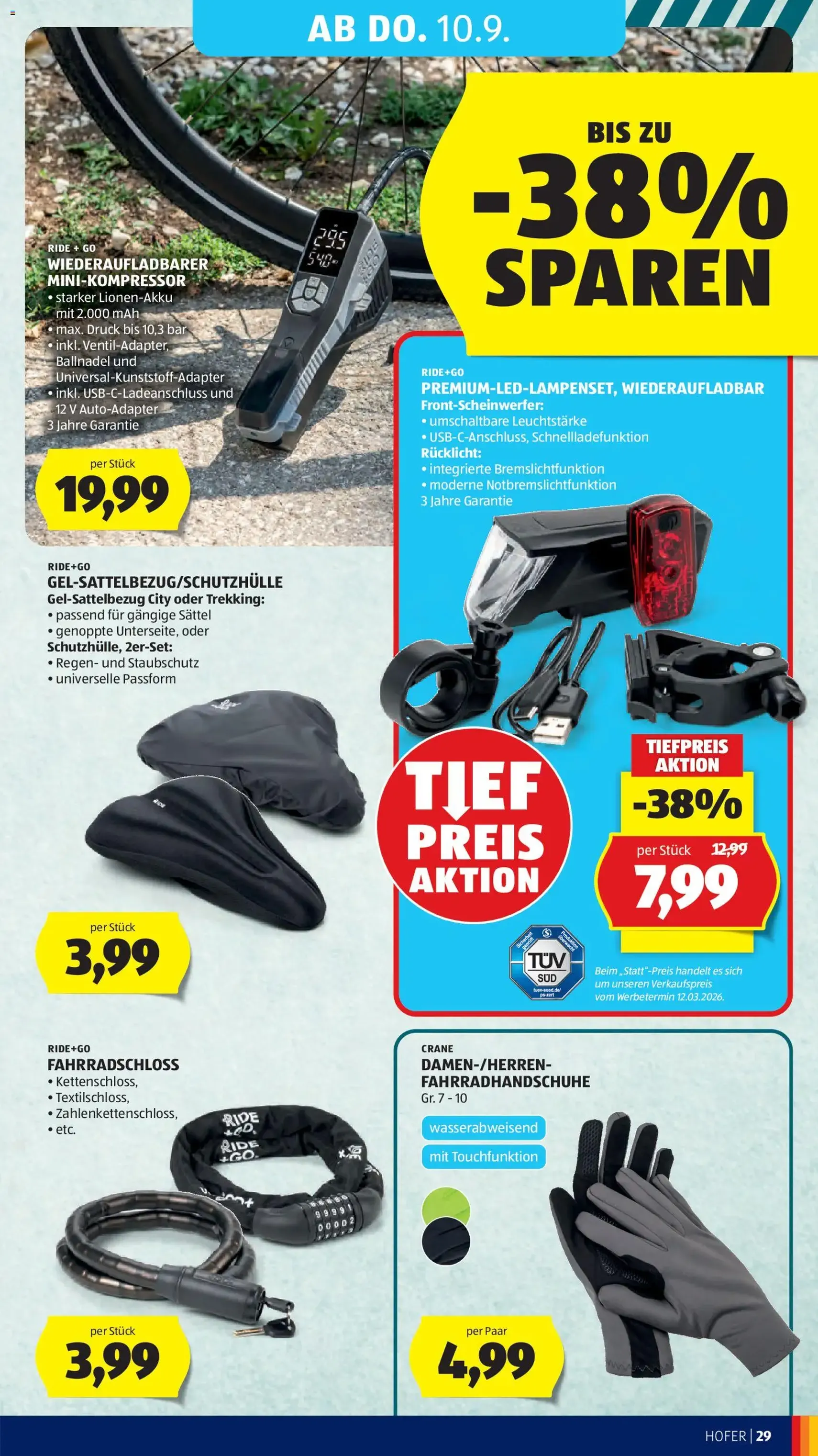 Hofer Flugblatt - Gültiger Prospekt ab 04.09.2026, Seite 37 von insgesamt 44