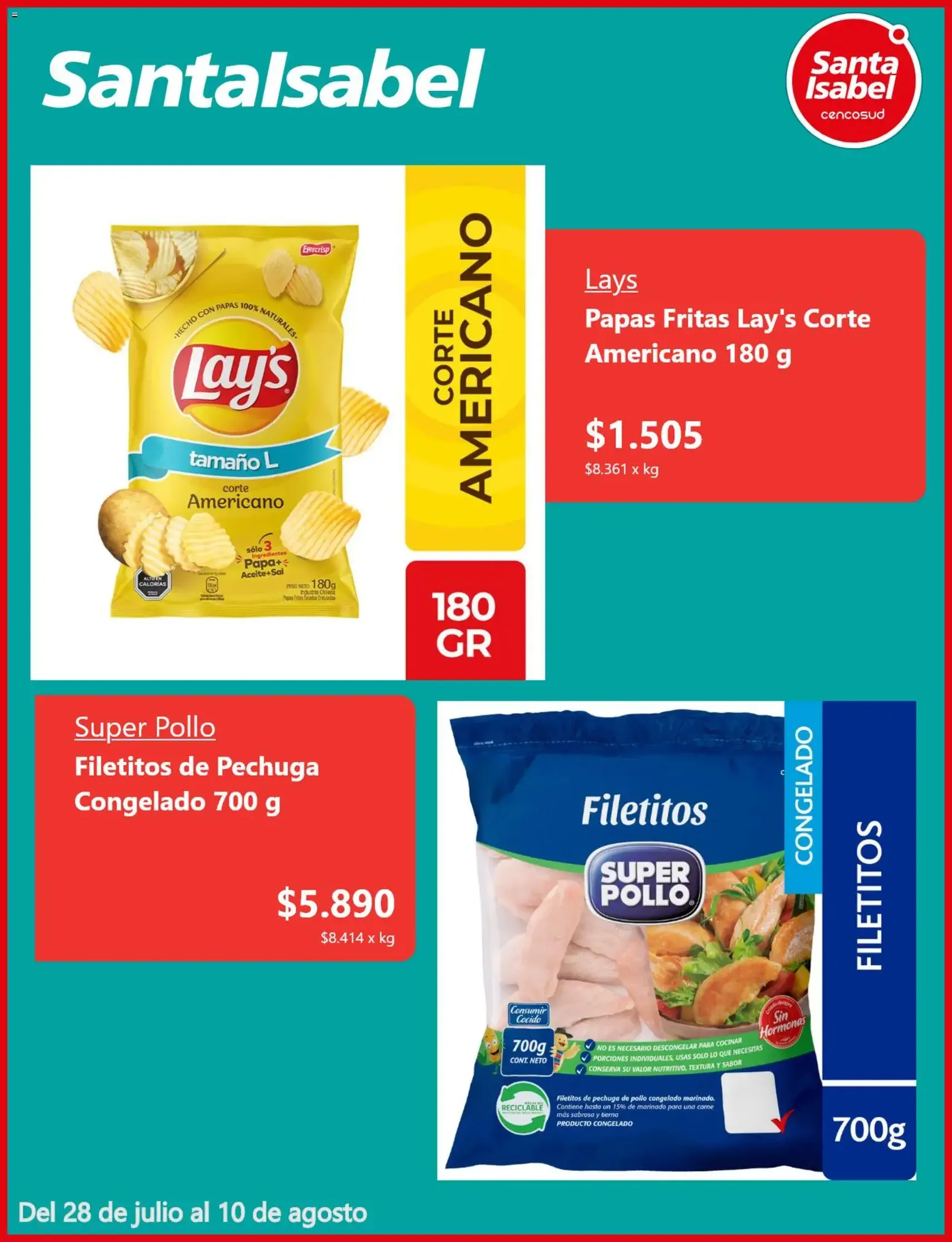 Santa Isabel Ofertas - folleto válido desde 27.07.2026 página 3 de 5