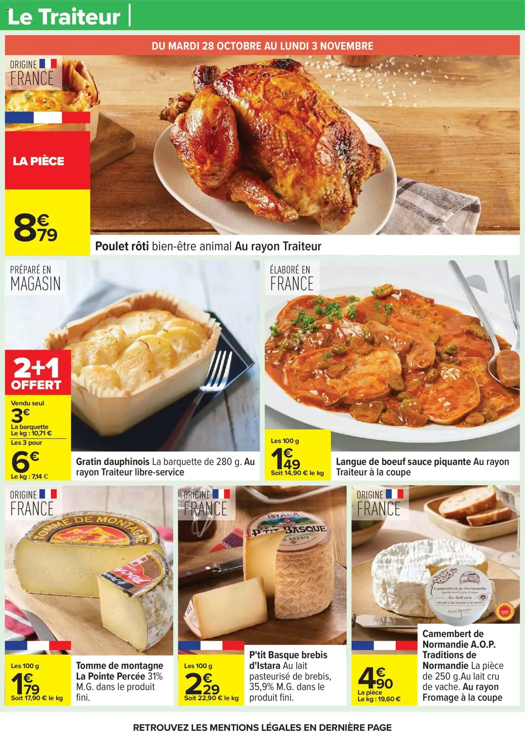 Carrefour catalogue semaine 44 - brochure valable à partir du 28/10/2025, page 21 sur 74