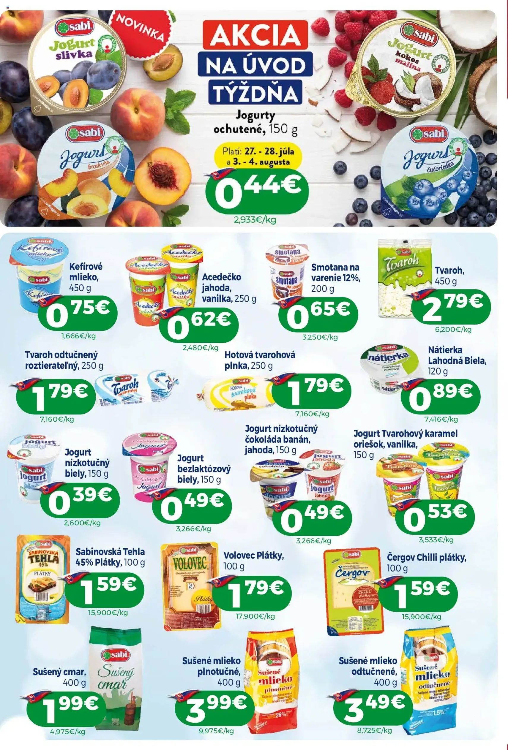 Milk Agro leták - platný leták od 22.07.2026 strana 4 z 16