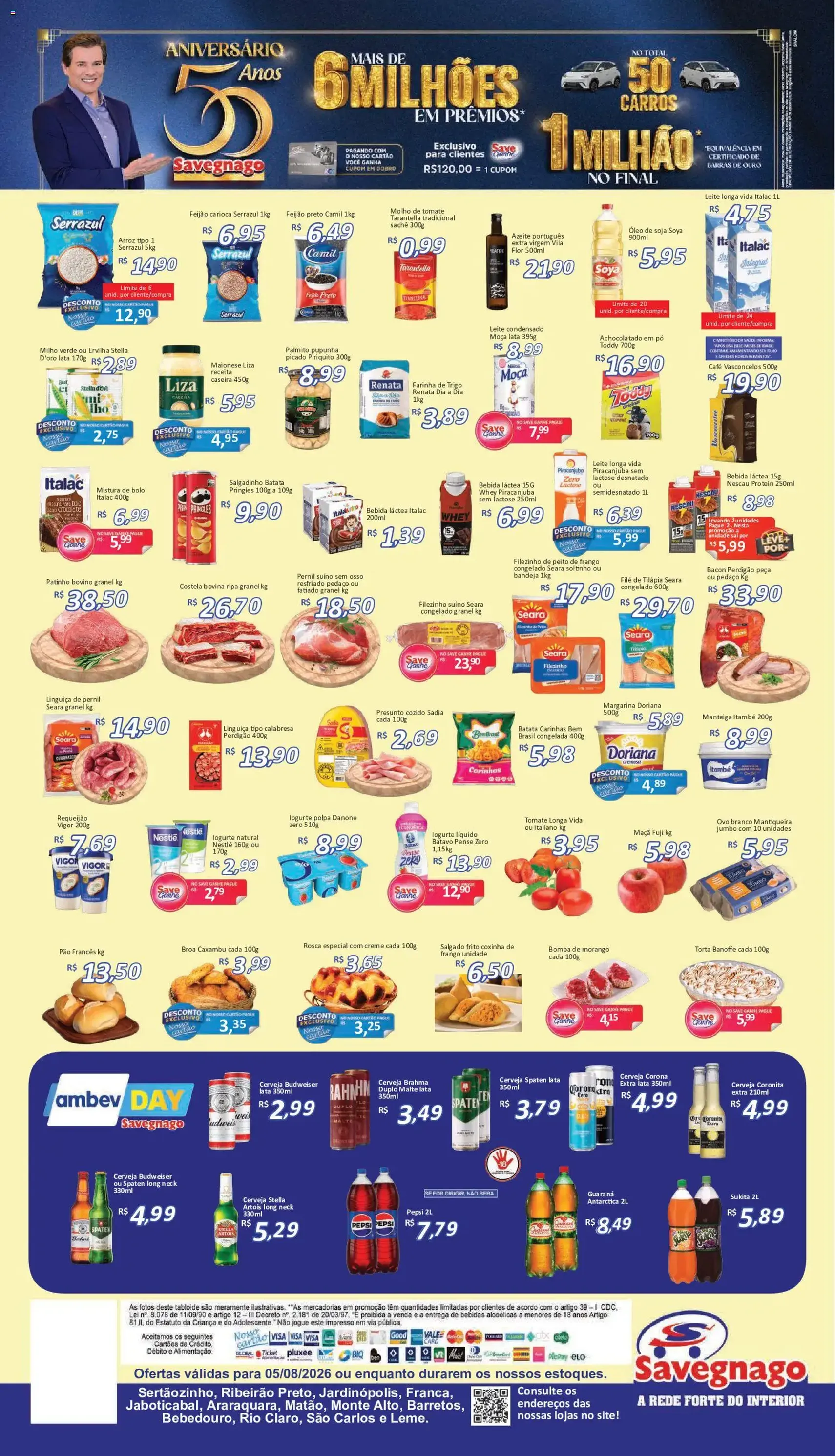 Savegnago - Ofertas da semana - folheto válido a partir de 05/08/2026 página 2 de 2