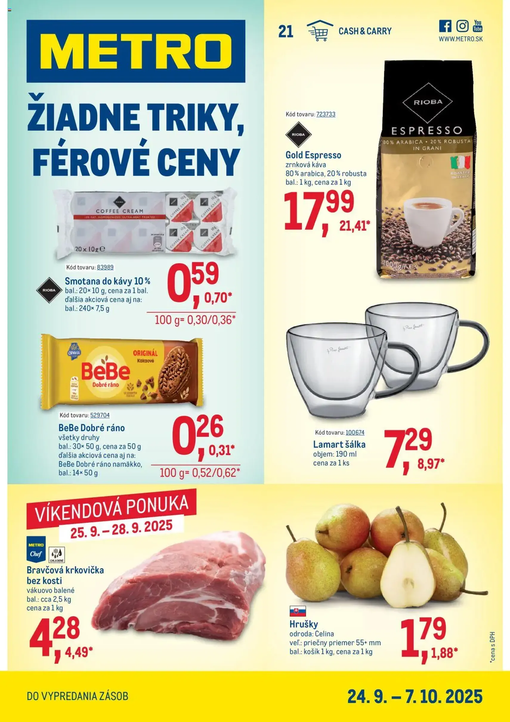 Metro Maloobchod - platný leták od 24.09.2025 strana 1 z 40