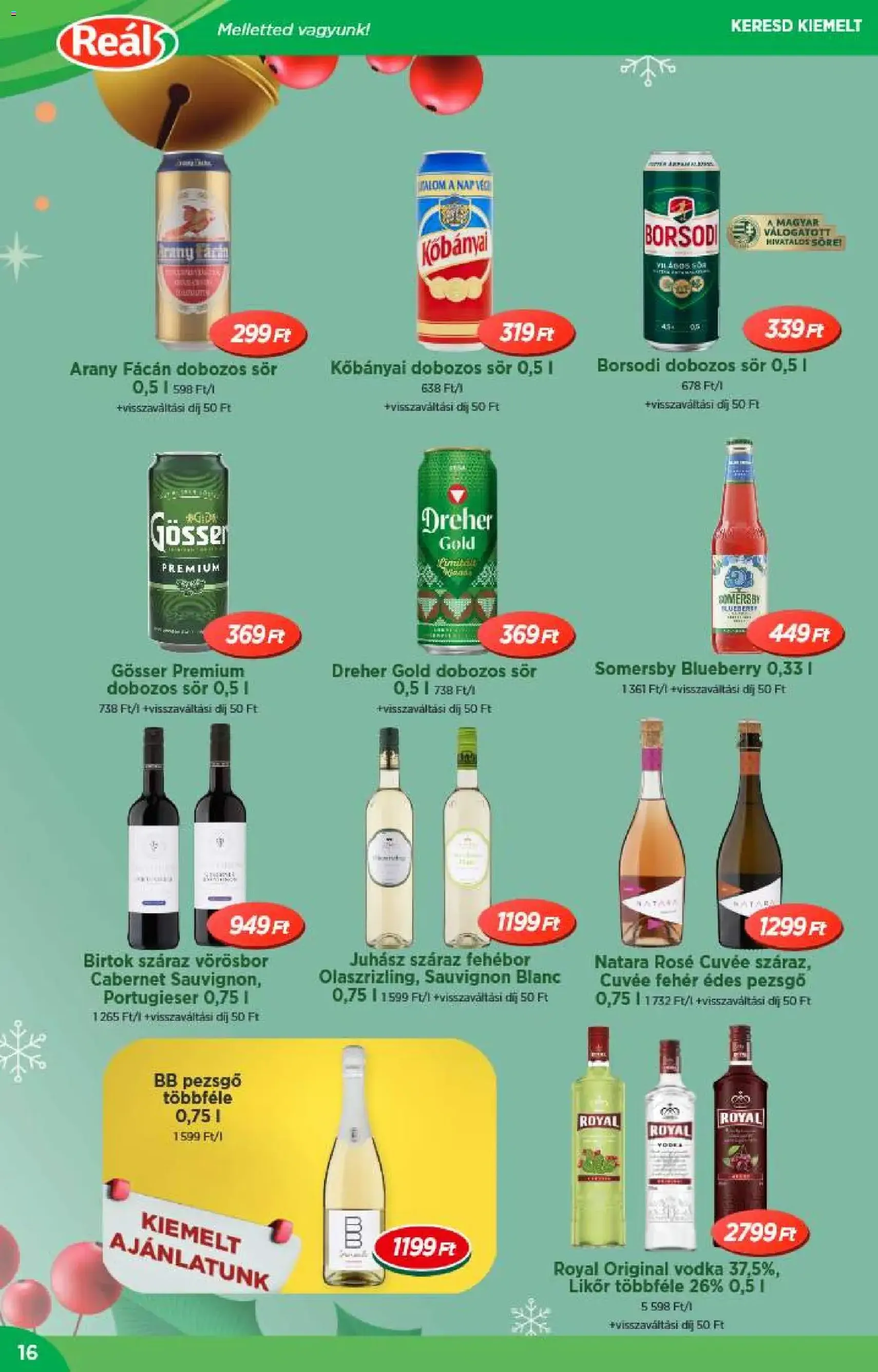 Reál Akciós újság - 2025.12.10. érvényes szórólap 16 oldal 20 oldalból