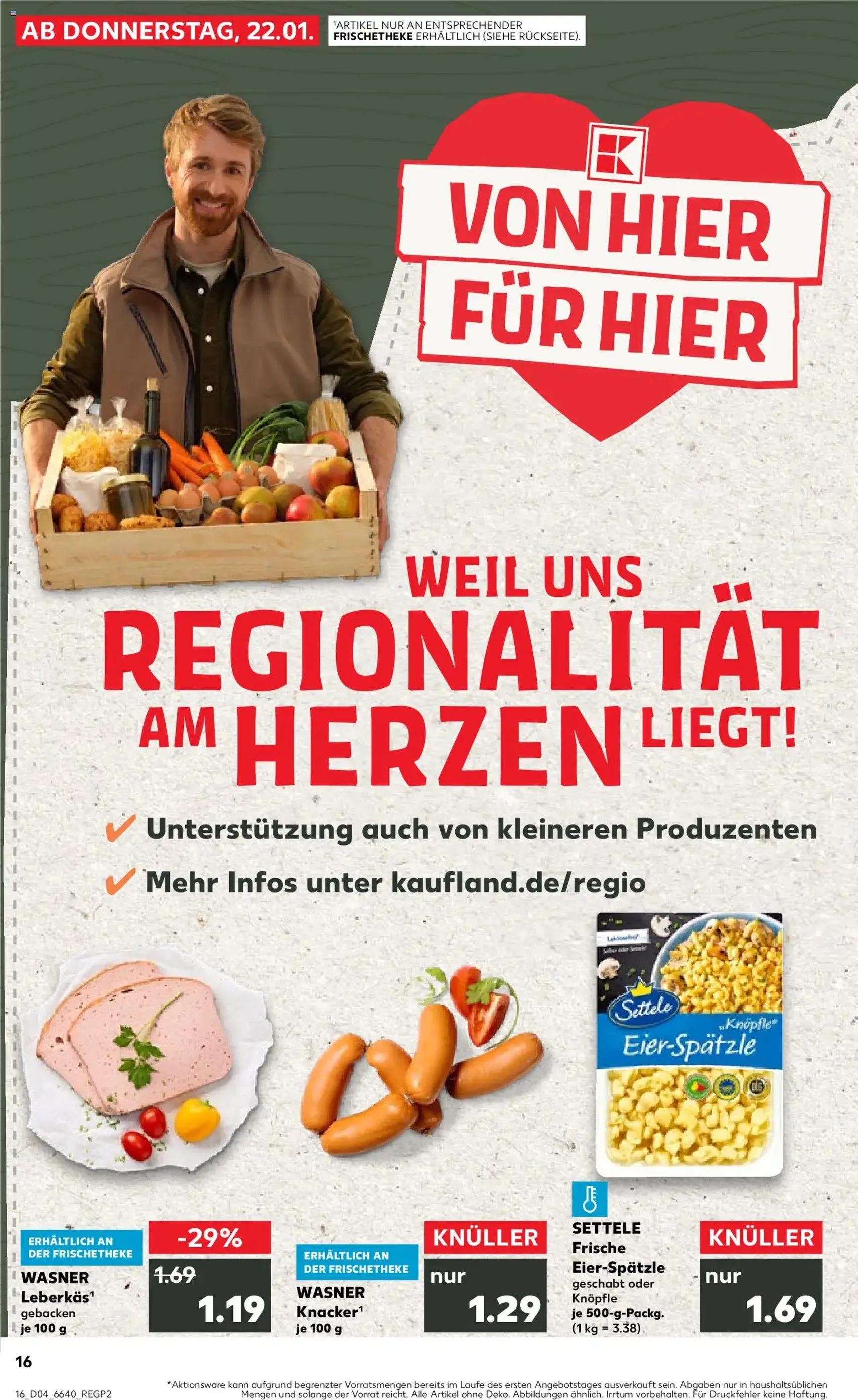Kaufland Prospekt - Gültiger Prospekt ab 22.01.2026, Seite 16 von insgesamt 59