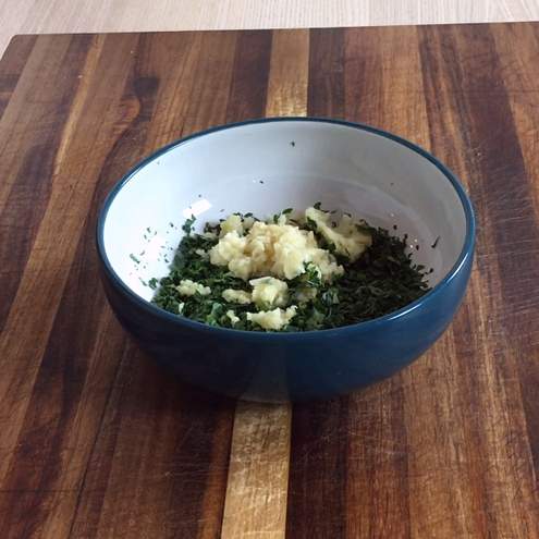 Chimichurri - procedimento 1