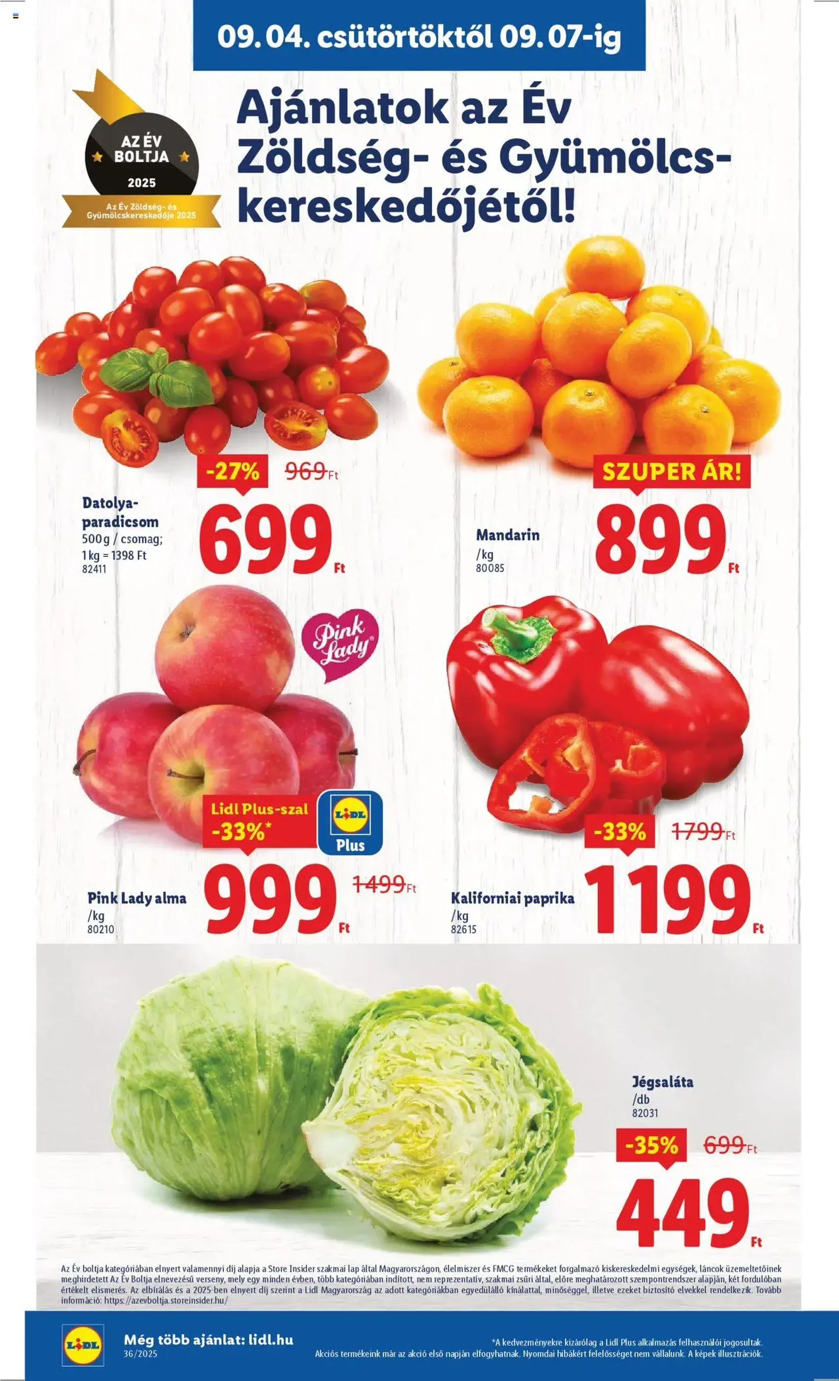Lidl Akciós újság - 2025.09.04. érvényes szórólap 6 oldal 70 oldalból Lidl Akciós újság - 2025.09.04. érvényes szórólap 6 oldal 70 oldalból
