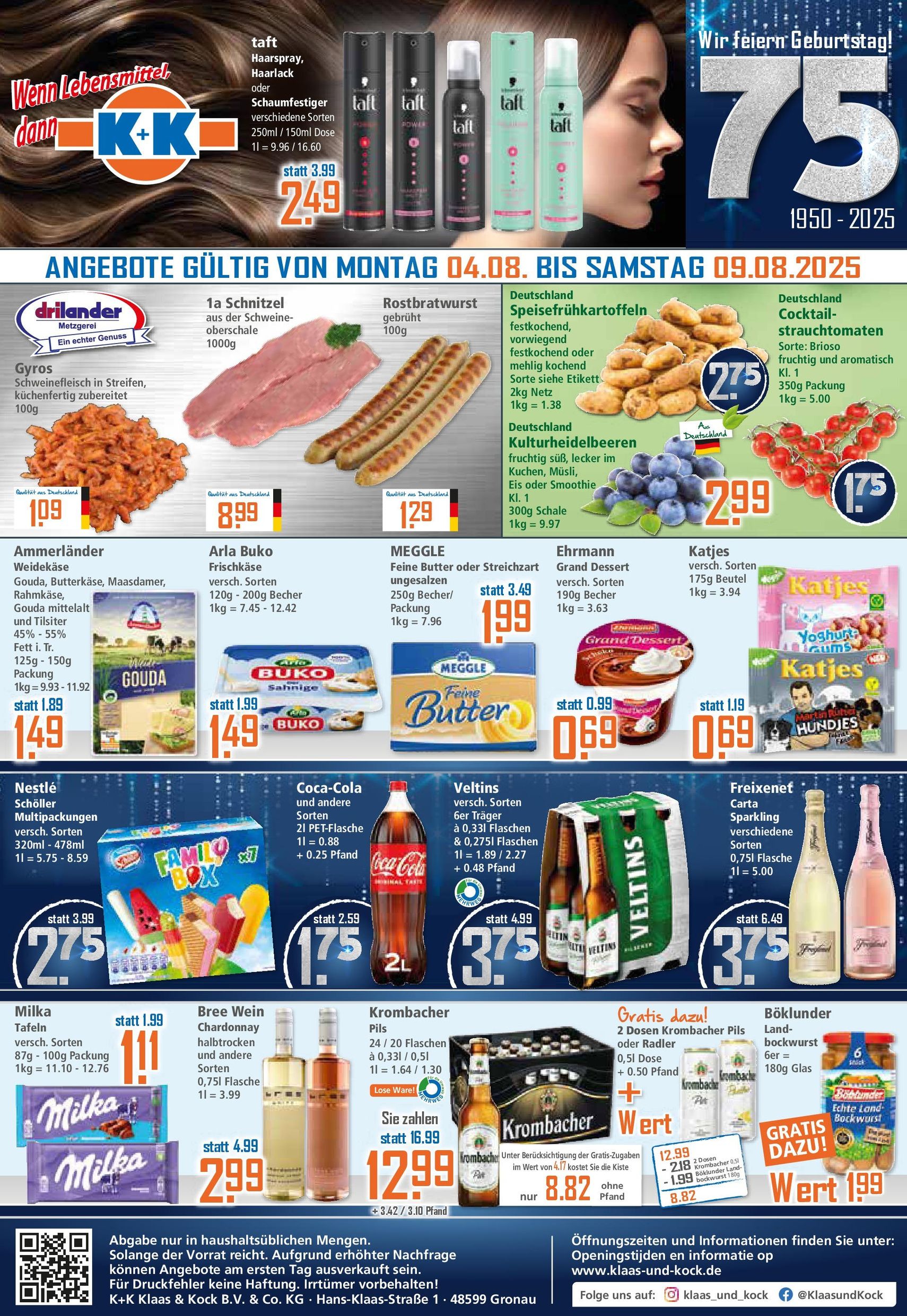 Klaas & Kock Prospekt - Gültiger Prospekt ab 04.08.2025, Seite 1 von insgesamt 12