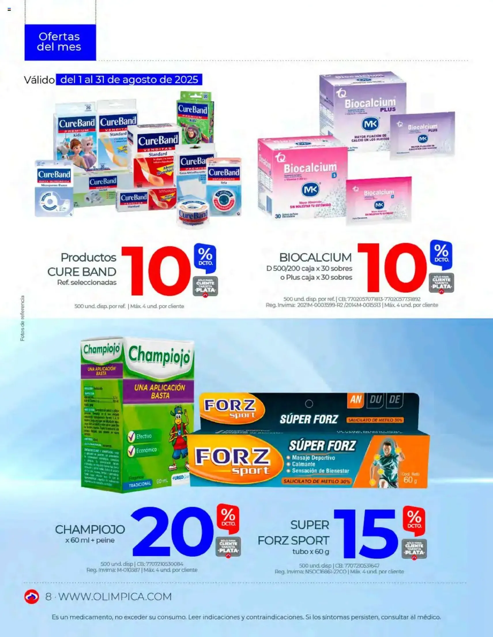 Olímpica - Ofertas Saludables - folleto válido desde 01/08/2025 página 8 de 15