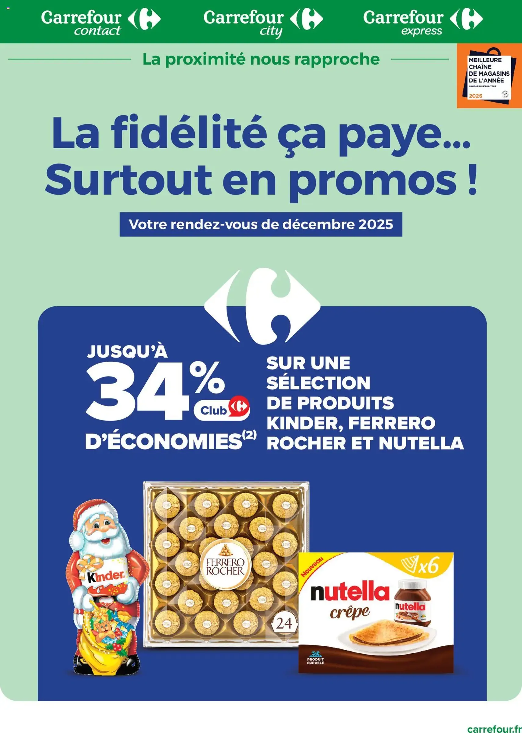 Carrefour contact catalogue - brochure valable à partir du 01/12/2025, page 1 sur 12