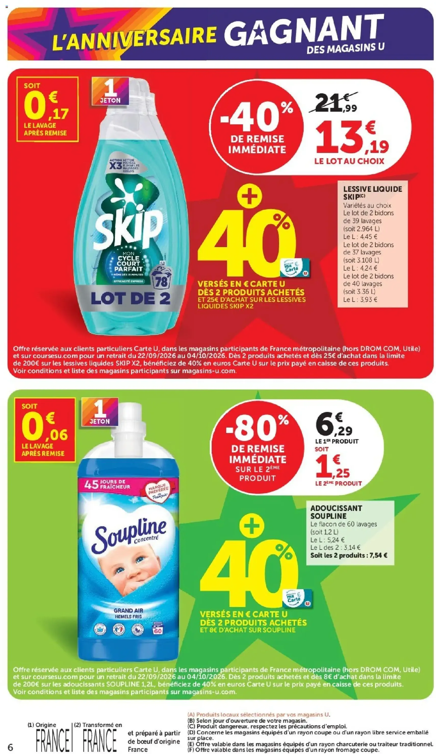 Hyper U catalogue - brochure valable à partir du 22/09/2026, page 6 sur 40