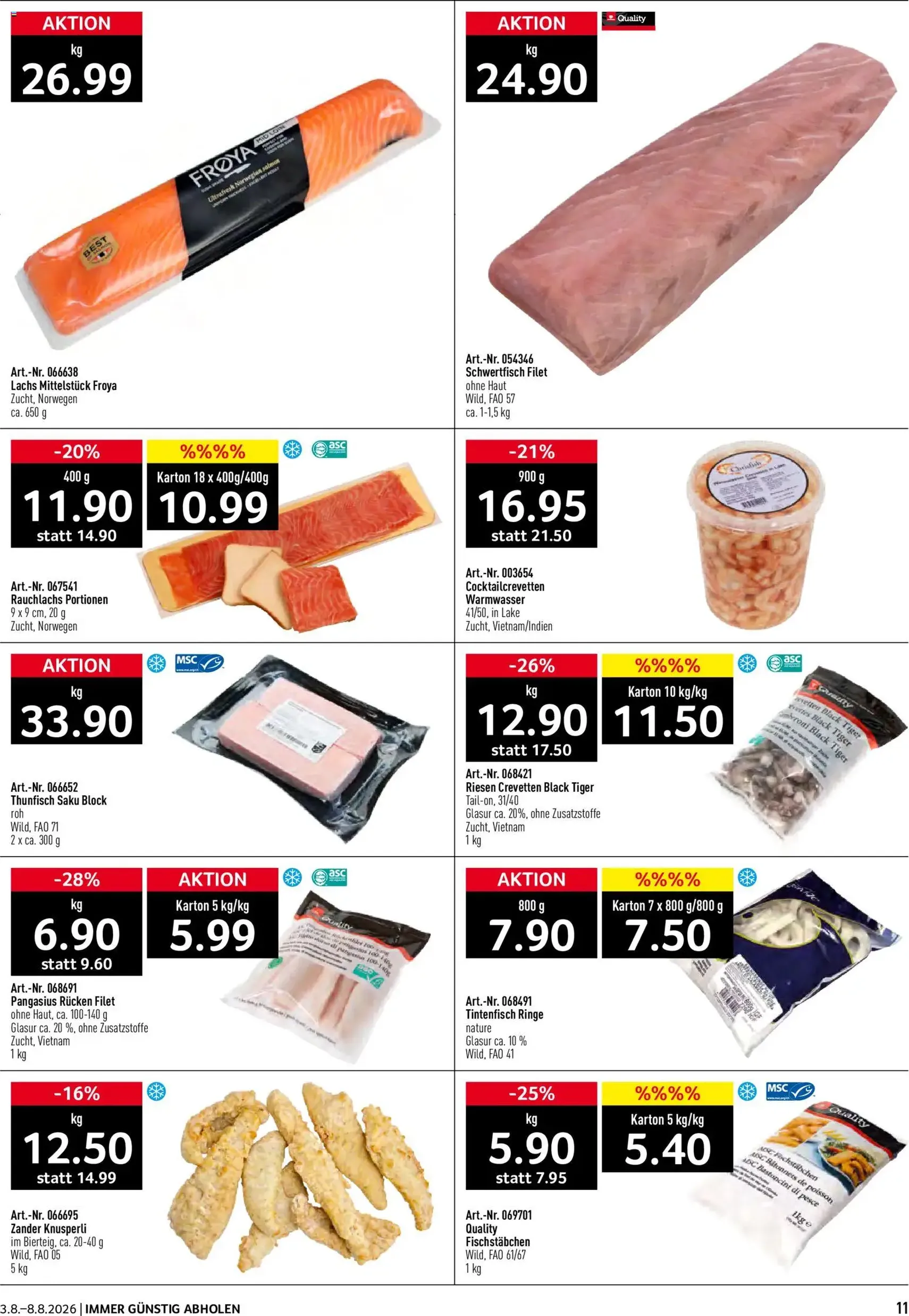 Prodega aktionen - Gültiger Prospekt ab 03.08.2026, Seite 11 von insgesamt 36
