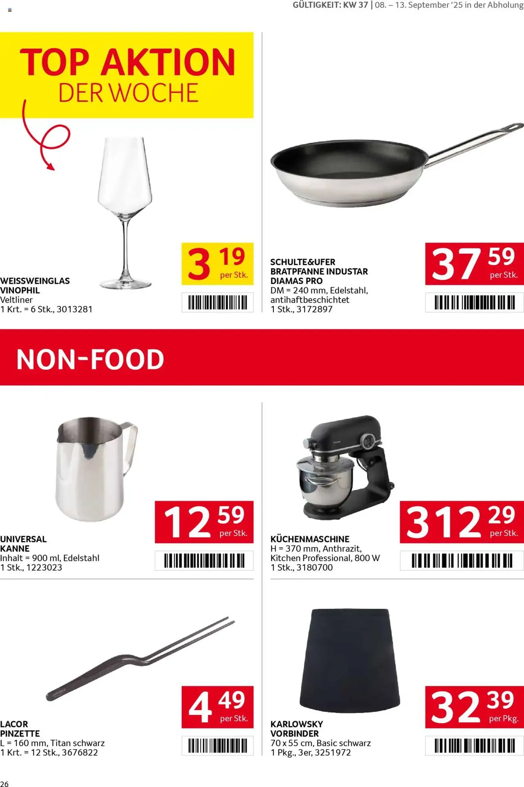 Transgourmet Flugblatt - Gültiger Prospekt ab 07.09.2025, Seite 24 von insgesamt 34