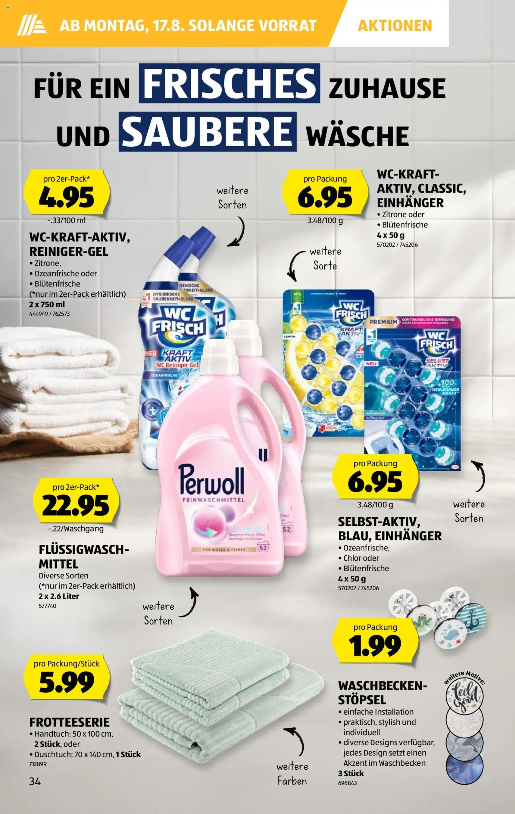 Aldi aktionen - Gültiger Prospekt ab 13.08.2026, Seite 34 von insgesamt 47