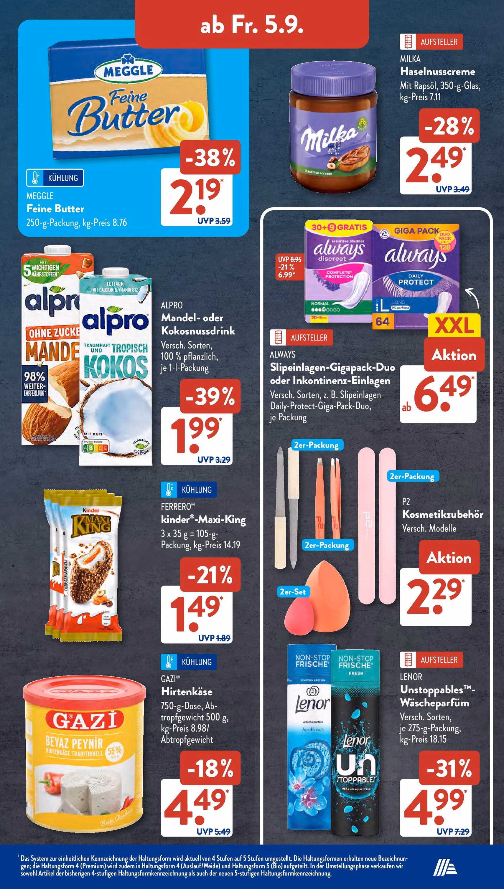 Aldi Süd Prospekt - Gültiger Prospekt ab 01.08.2025, Seite 24 von insgesamt 45 Aldi Süd Prospekt - Gültiger Prospekt ab 01.08.2025, Seite 24 von insgesamt 45