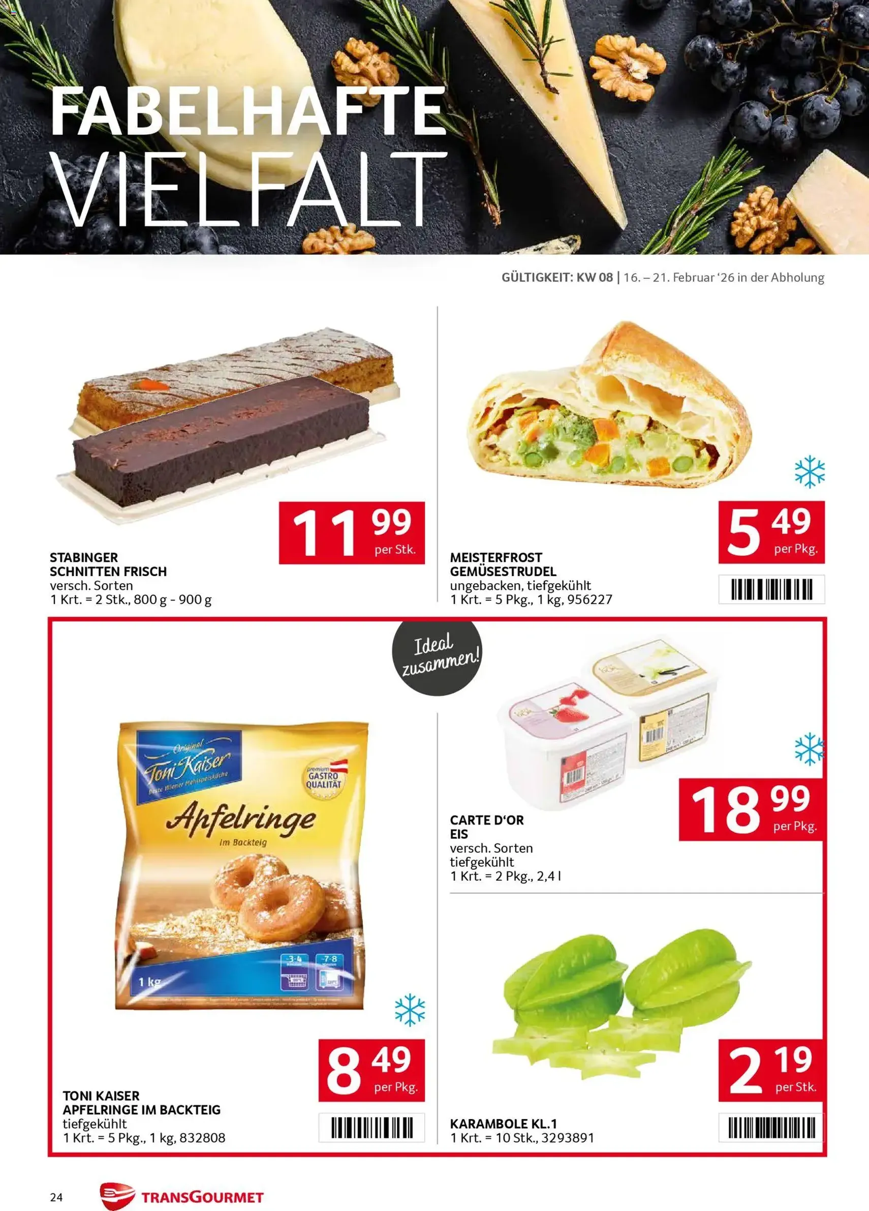 Transgourmet Flugblatt - Gültiger Prospekt ab 16.02.2026, Seite 24 von insgesamt 28