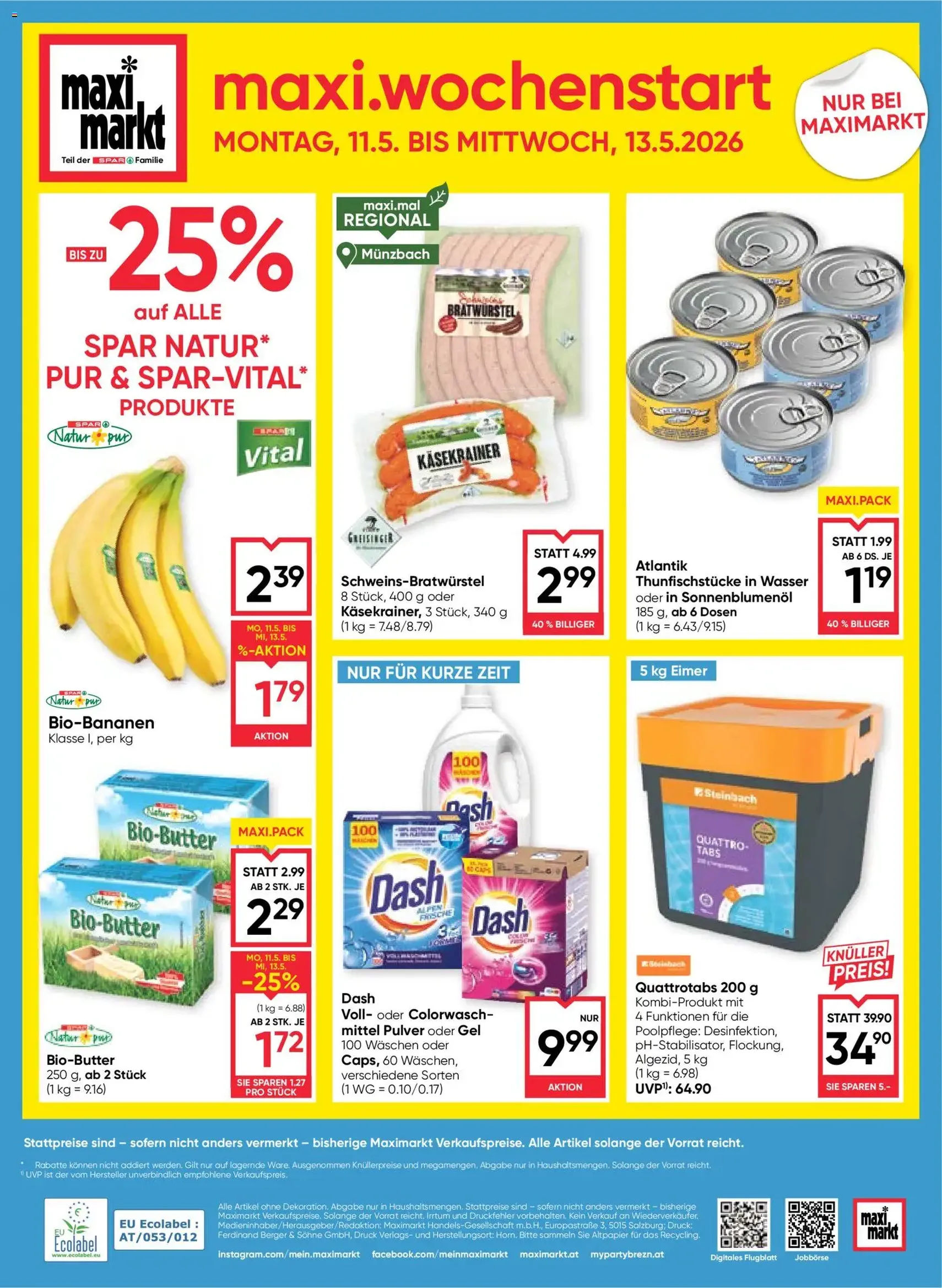 Maximarkt Flugblatt - Gültiger Prospekt ab 07.05.2026, Seite 24 von insgesamt 24