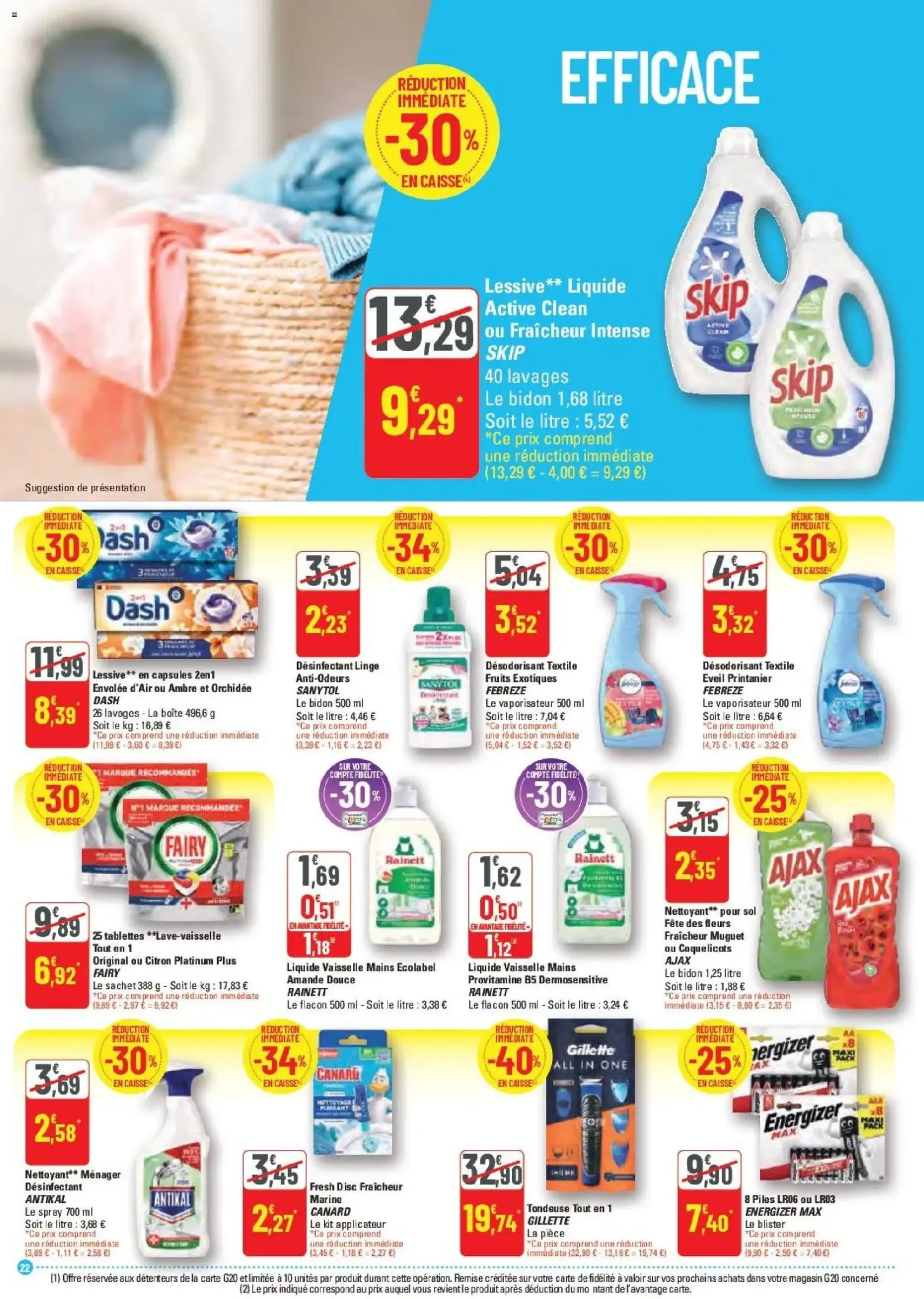 G20 Supermarchés catalogue - brochure valable à partir du 03/12/2025, page 22 sur 24