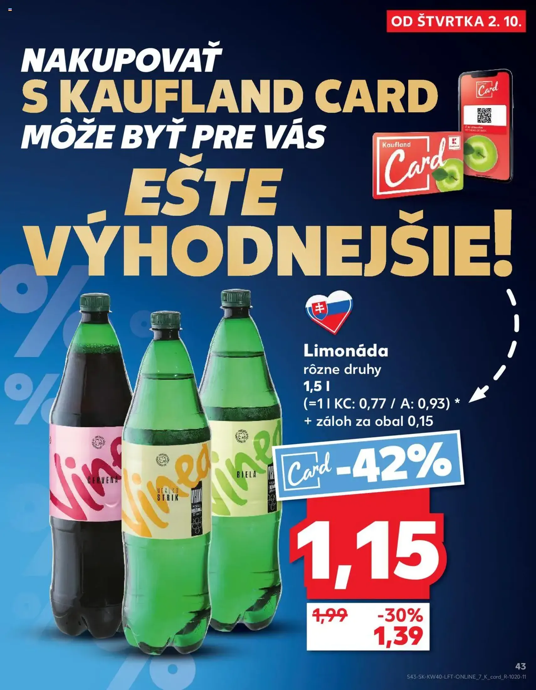 Kaufland Bratislava-Avion - platný leták od 02.10.2025 strana 43 z 78 Kaufland Bratislava-Avion - platný leták od 02.10.2025 strana 43 z 78