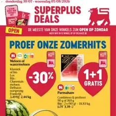 Delhaize folder week 31 - voorvertoning van de folder geldig vanaf 30/07/2026