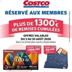 Costco catalogue - Prévisualisation du catalogue valable à partir du 03/08/2026