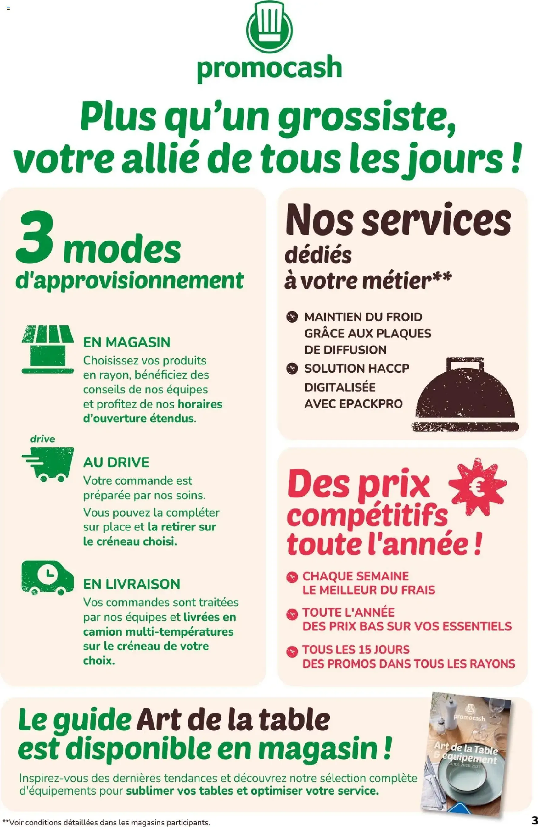 Promocash catalogue - brochure valable à partir du 29/09/2026, page 3 sur 24