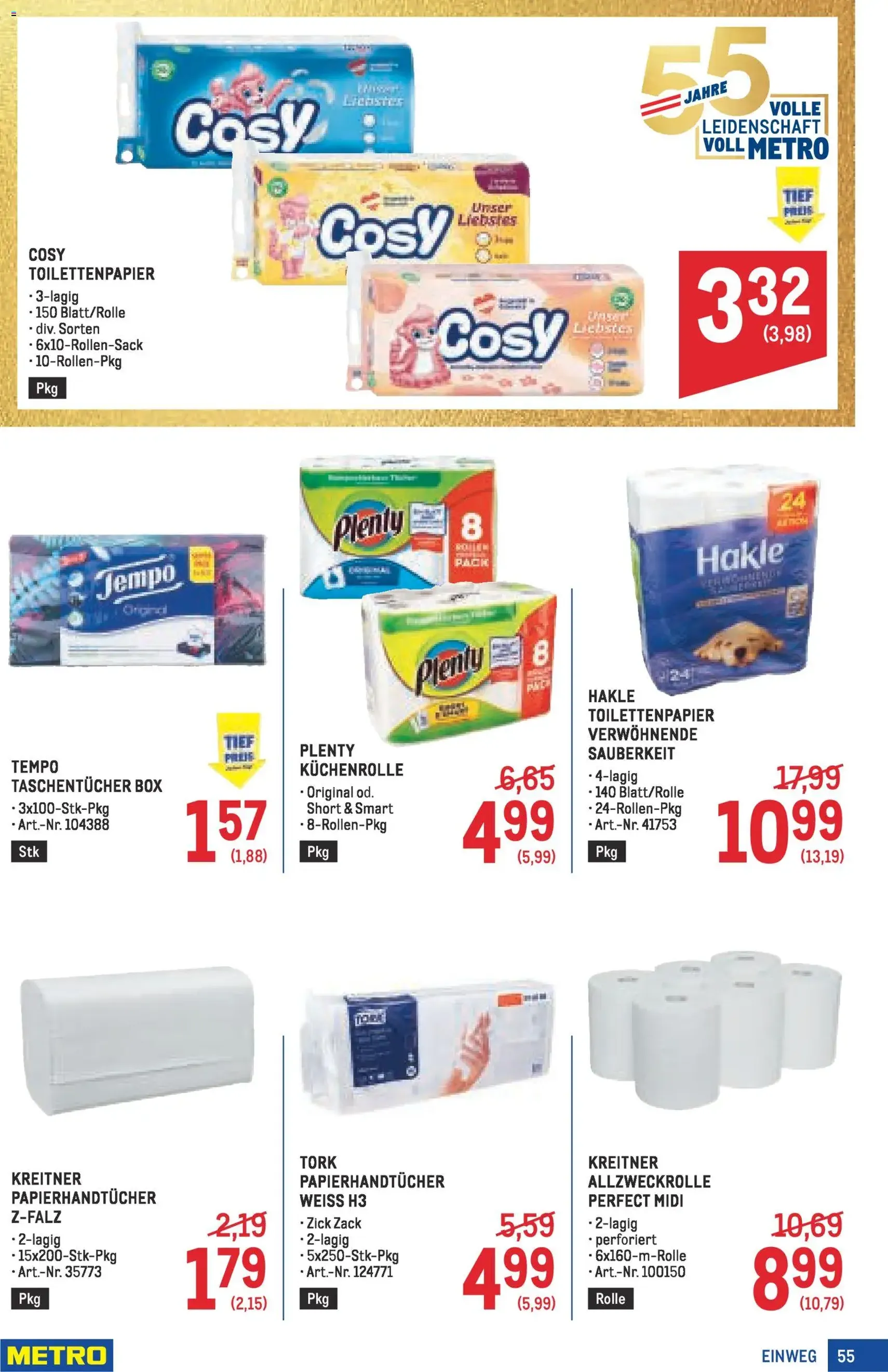 Metro angebote Profi - Gültiger Prospekt ab 19.02.2026, Seite 55 von insgesamt 64