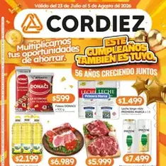 Vista previa del folleto Cordiez ofertas válido desde 23/07/2026