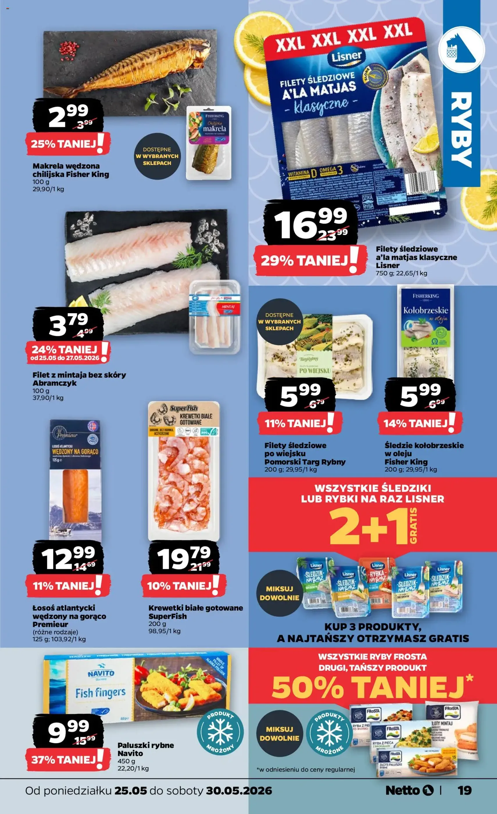 Netto gazetka od poniedziałku spożywcza - ważny gazetka od 25.05.2026 strona 19 z 42