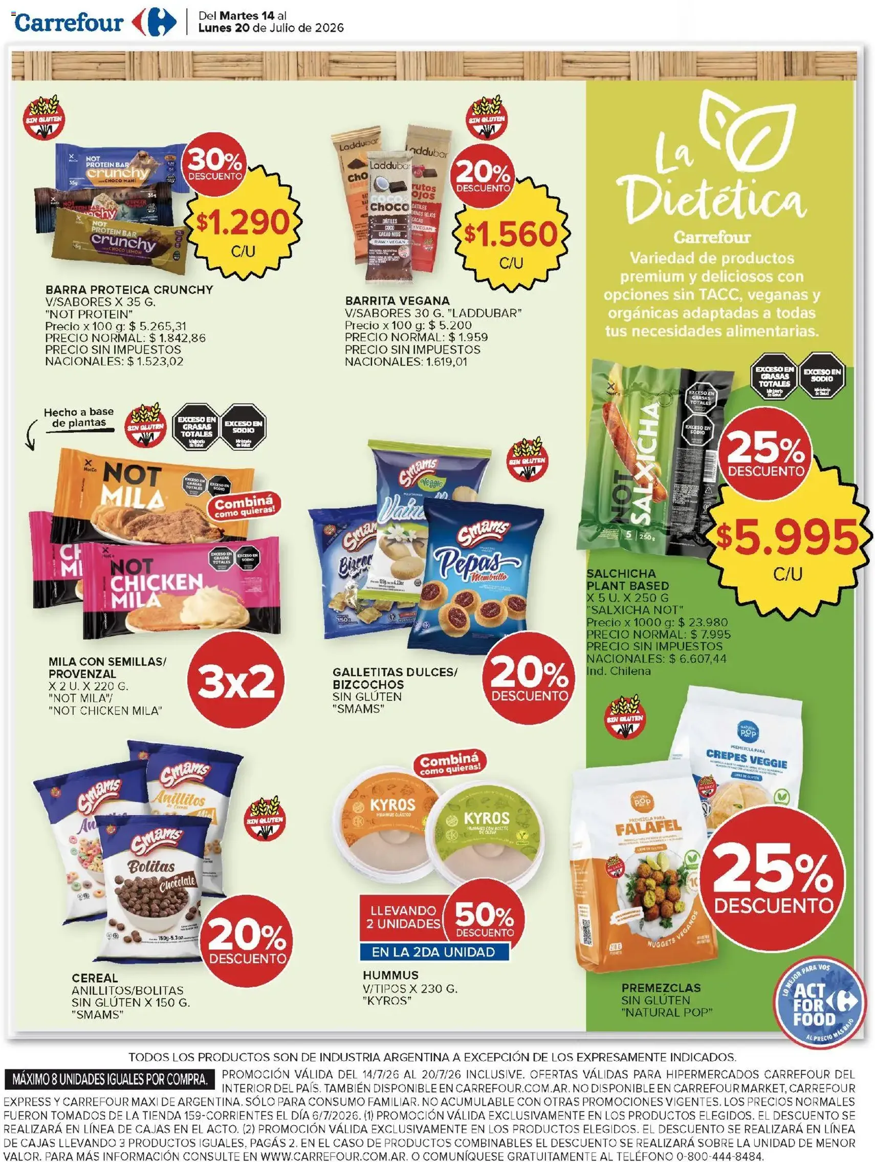 Carrefour ofertas - folleto válido desde 14/07/2026 página 18 de 54