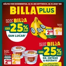 Billa Plus Flugblatt - Prospekt Vorschau gültig ab 22.10.2026