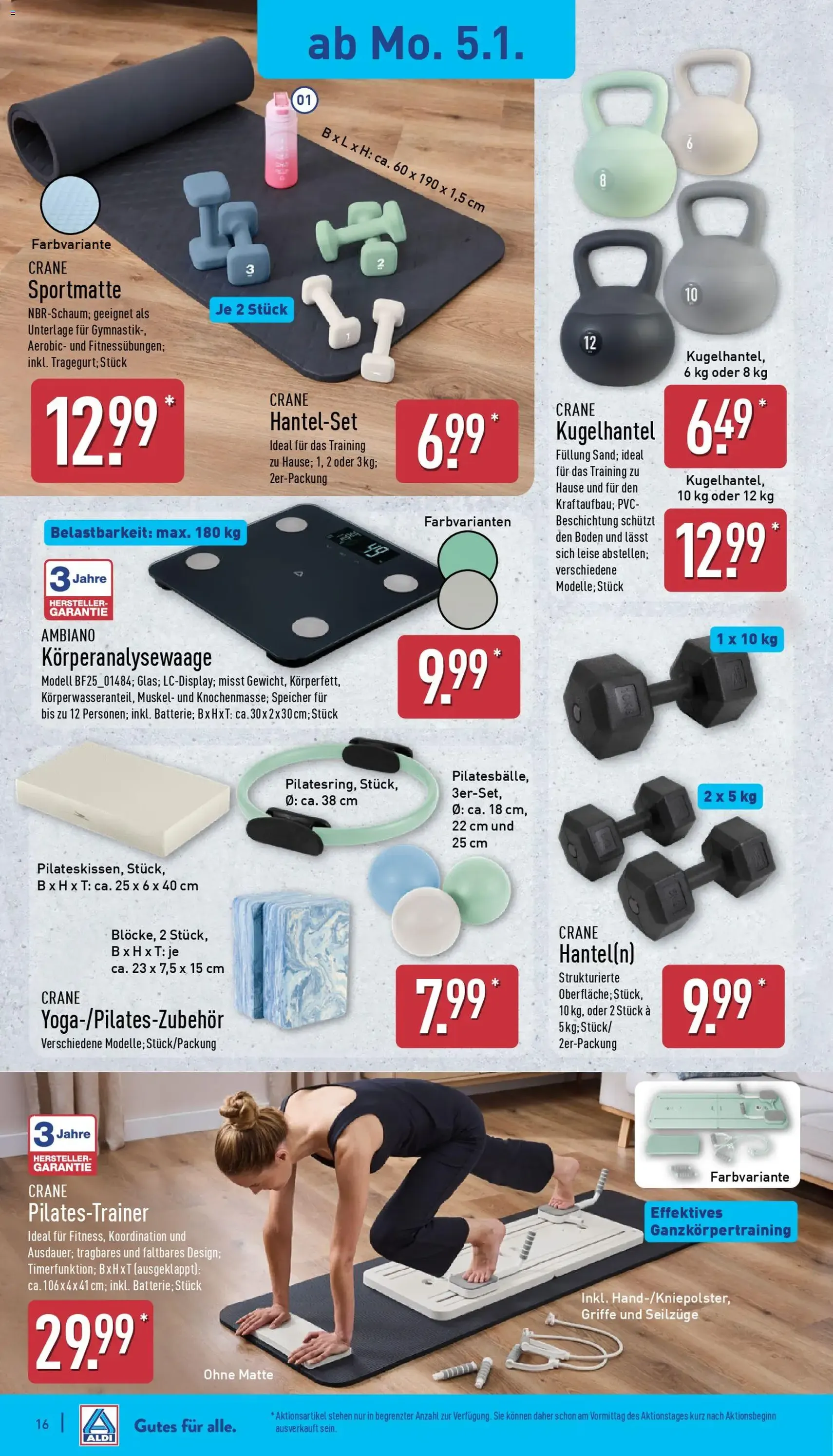 Aldi Prospekt - Gültiger Prospekt ab 05.01.2026, Seite 16 von insgesamt 38