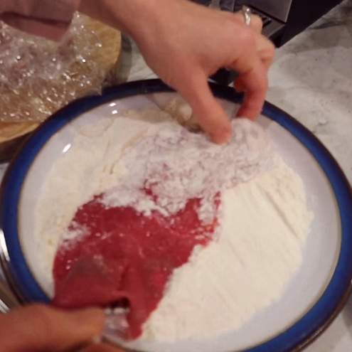 Fettine di vitello in padella - procedimento 1