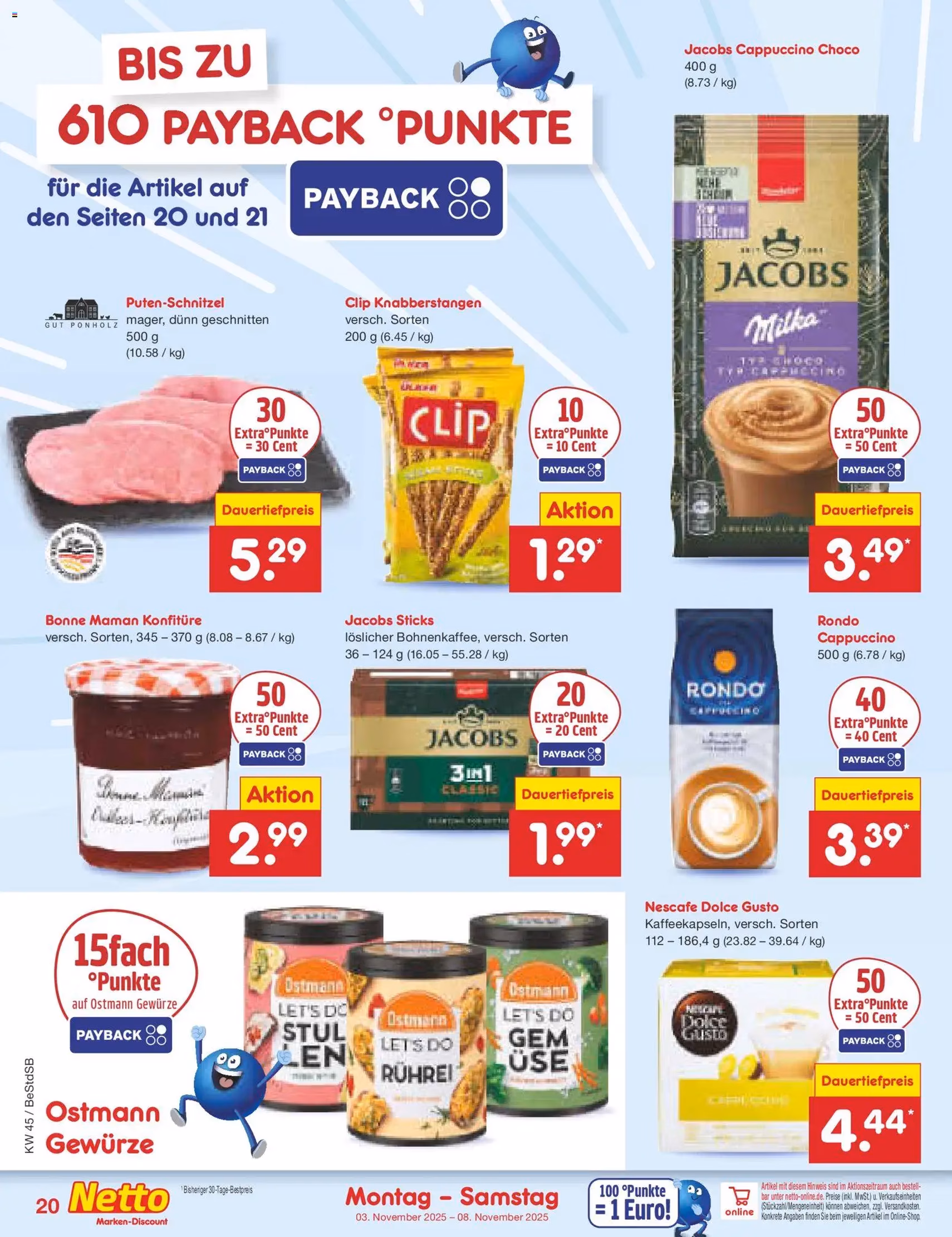 Netto Marken-Discount Prospekt - Gültiger Prospekt ab 03.11.2025, Seite 20 von insgesamt 63 Netto Marken-Discount Prospekt - Gültiger Prospekt ab 03.11.2025, Seite 20 von insgesamt 63