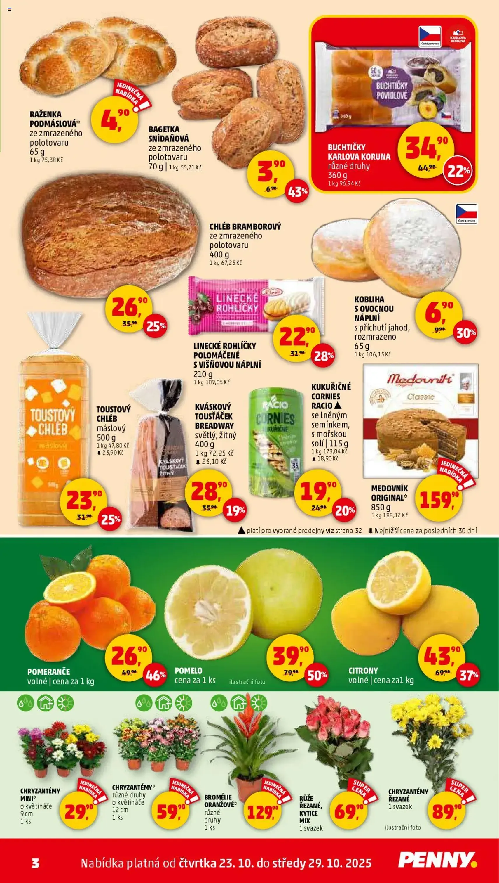 Penny Market leták - Čtvrtečník - platný leták od 23.10.2025 strana 3 z 40 Penny Market leták - Čtvrtečník - platný leták od 23.10.2025 strana 3 z 40