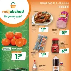 Môj obchod leták - náhľad letáku platný od 21.11.2025