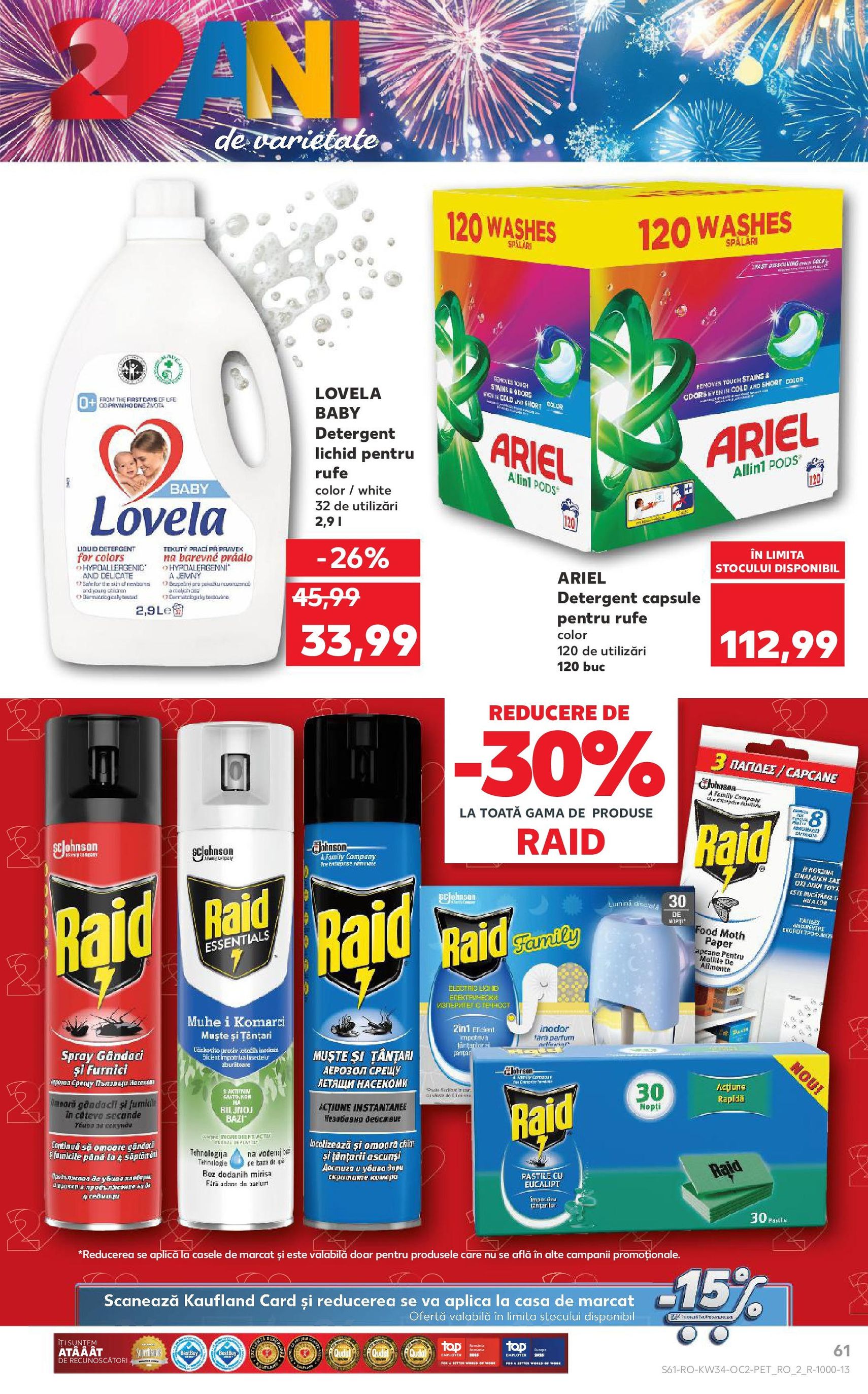 Catalog Kaufland - Bucureşti - cataloage valabile începând cu 20.08.2025 pagina 61 din 66