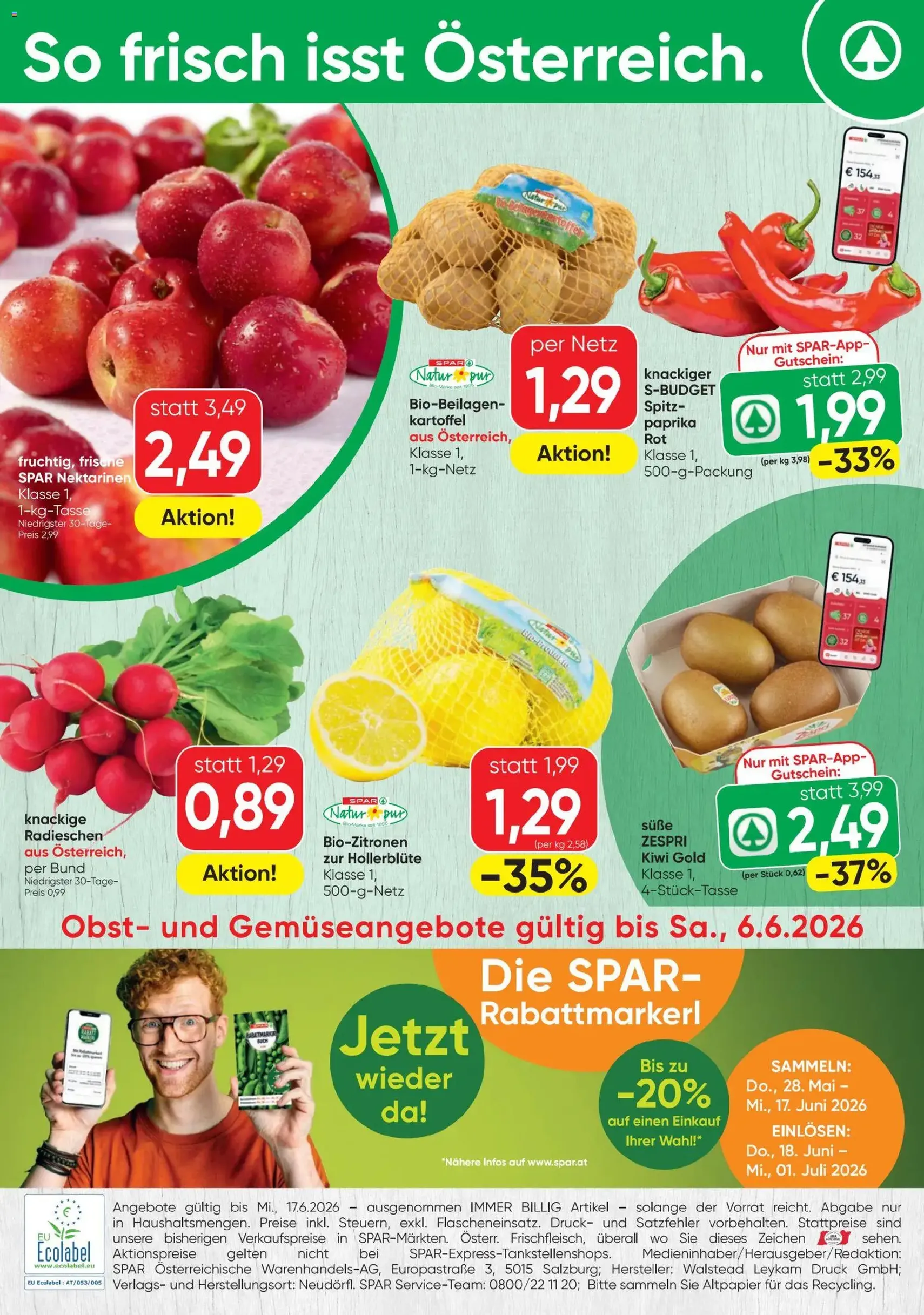 Spar Flugblatt - Gültiger Prospekt ab 03.06.2026, Seite 20 von insgesamt 20