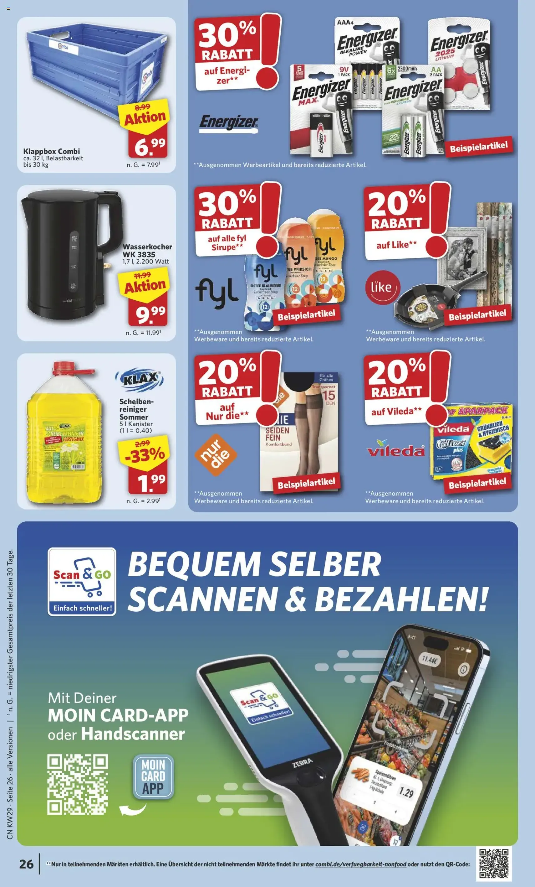 Combi Prospekt - Gültiger Prospekt ab 13.07.2026, Seite 28 von insgesamt 37