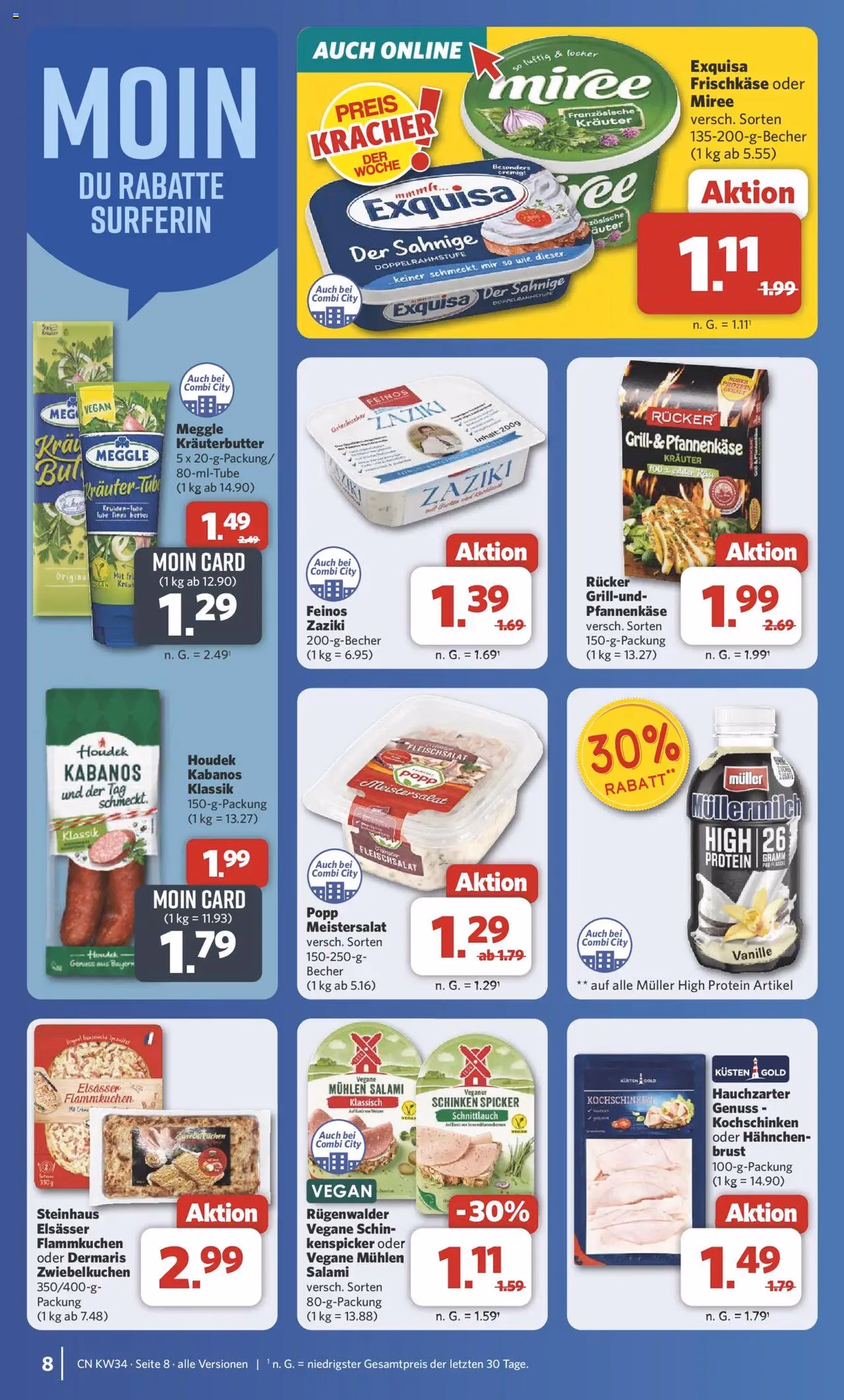 Combi Prospekt - Gültiger Prospekt ab 18.08.2025, Seite 8 von insgesamt 36 Combi Prospekt - Gültiger Prospekt ab 18.08.2025, Seite 8 von insgesamt 36