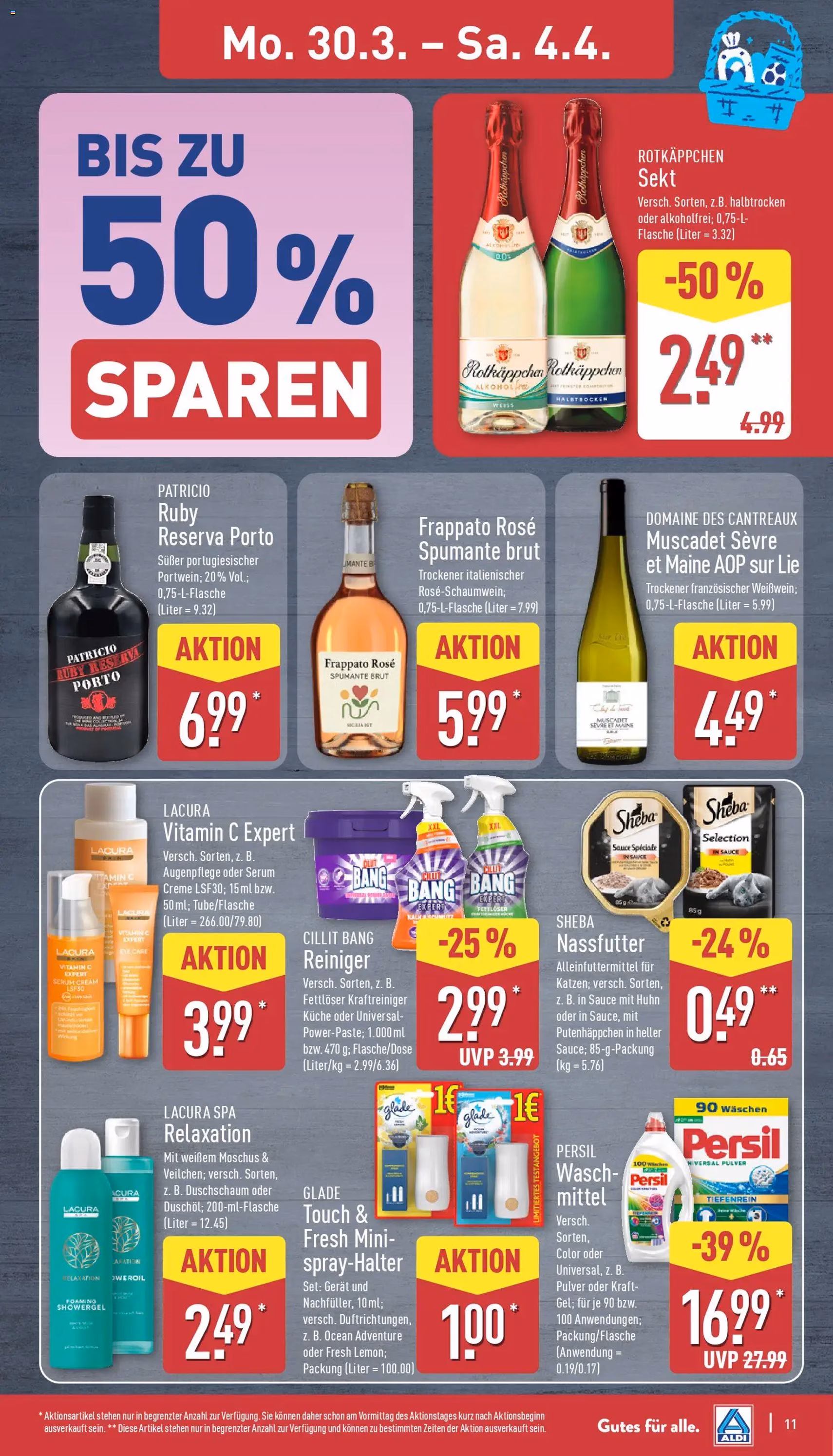 Aldi Prospekt - Gültiger Prospekt ab 30.03.2026, Seite 11 von insgesamt 44