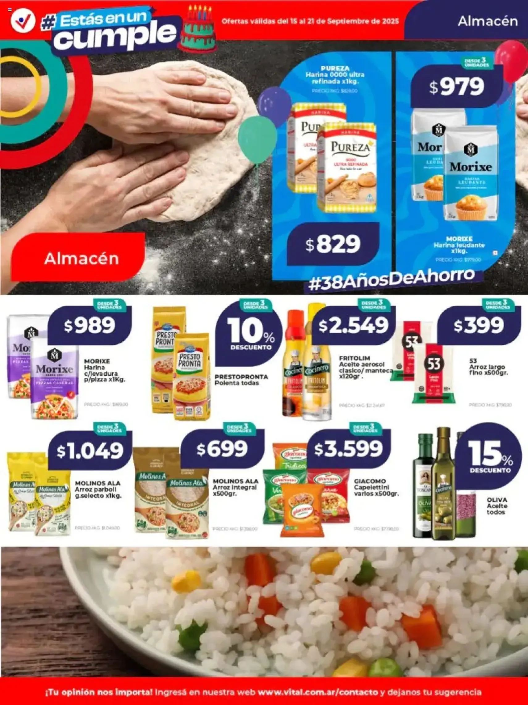 Vital - Ofertas - folleto válido desde 15/09/2025 página 11 de 22 Vital - Ofertas - folleto válido desde 15/09/2025 página 11 de 22