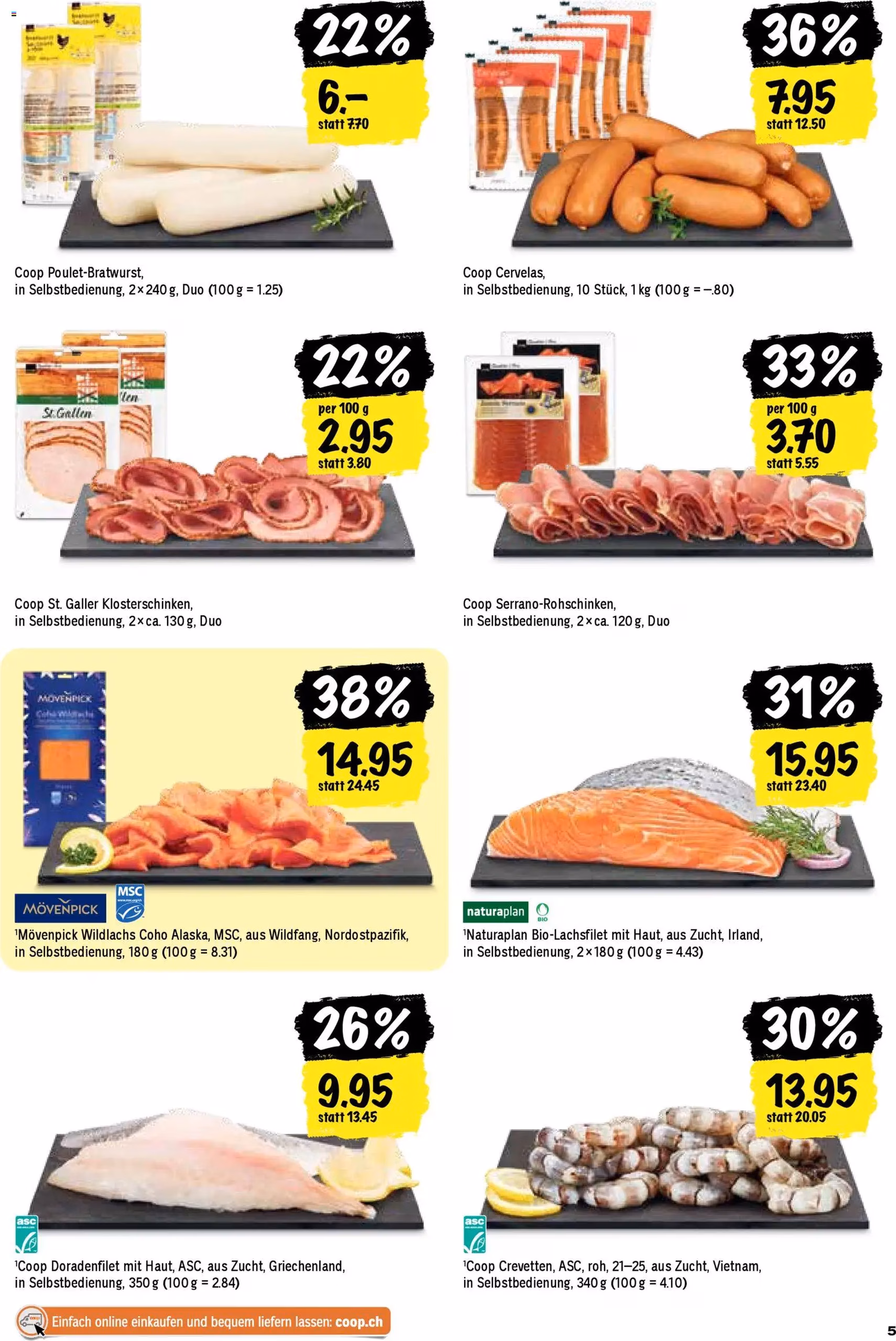 Coop aktionen - Gültiger Prospekt ab 12.03.2026, Seite 5 von insgesamt 24