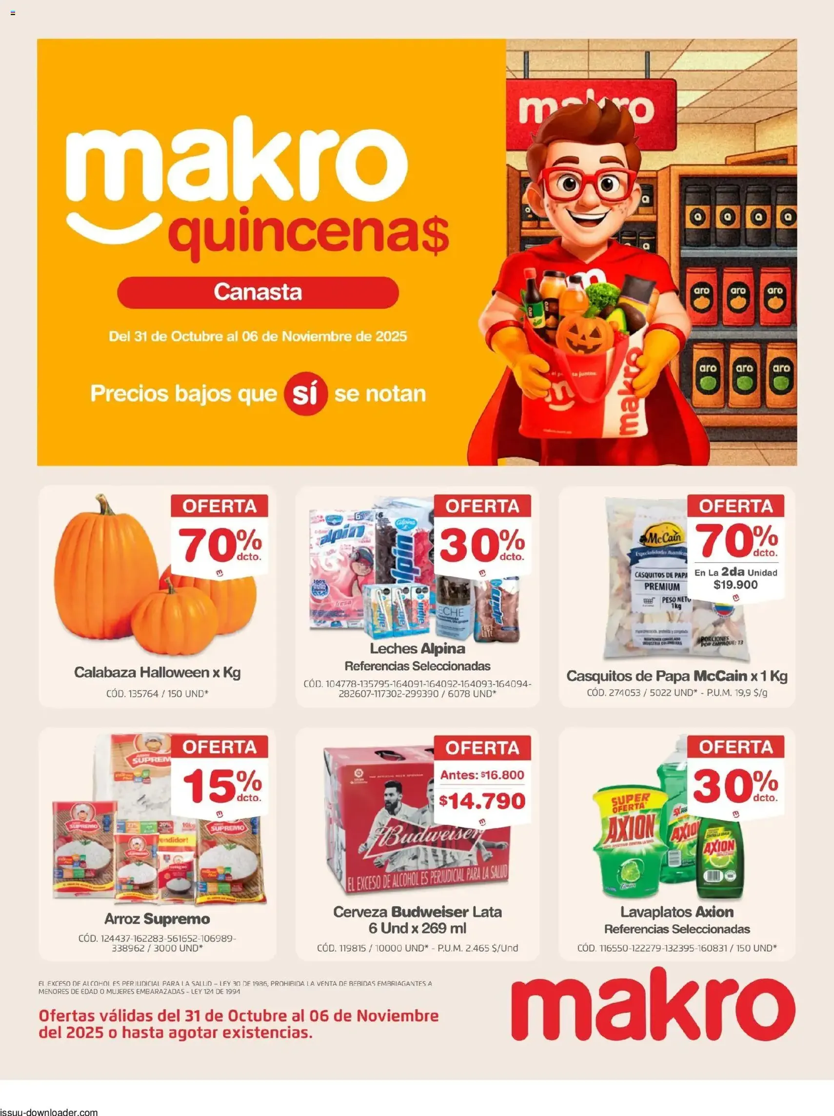 Makro - Quincena - folleto válido desde 31/10/2025 página 1 de 28